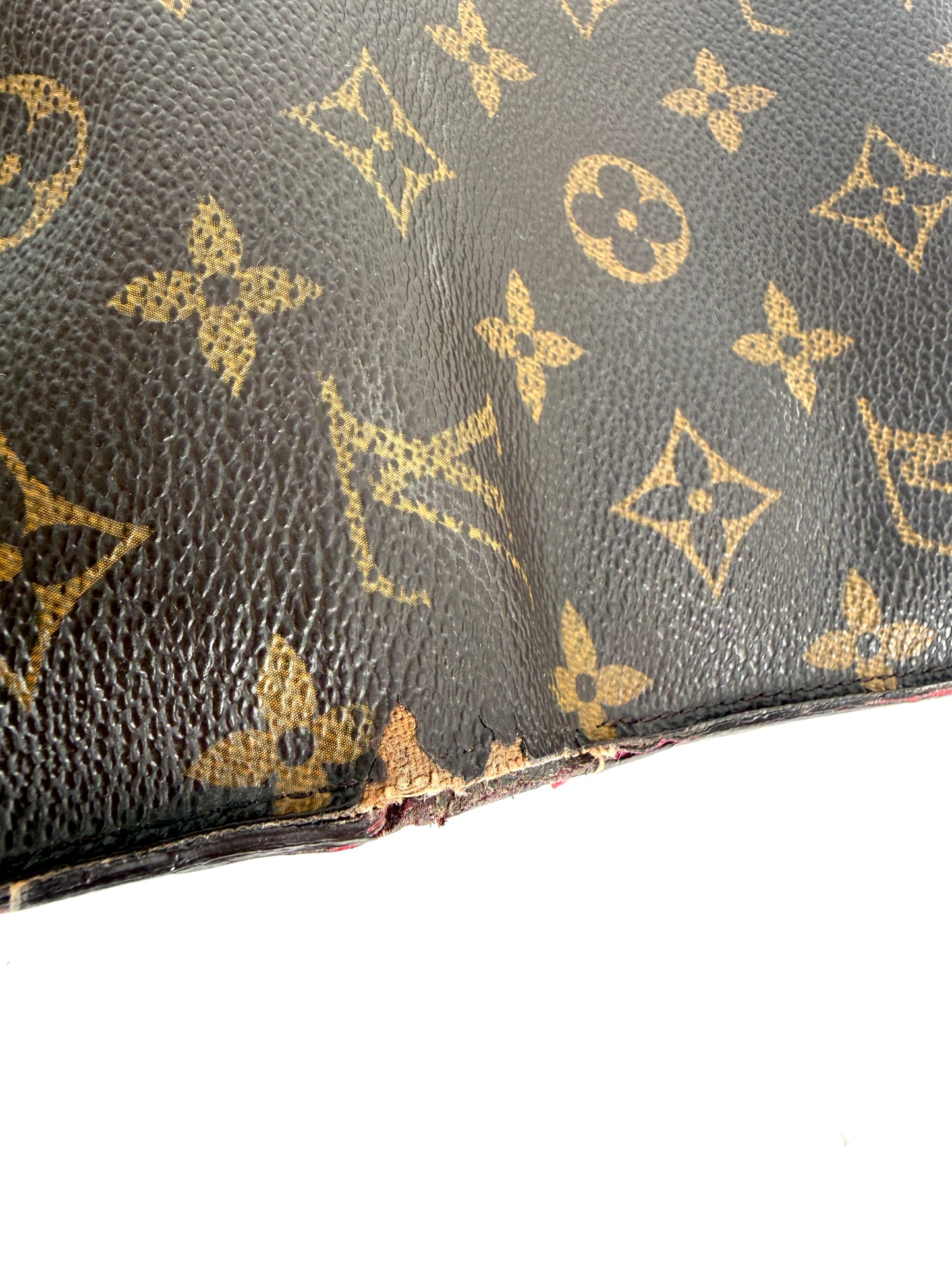 LOUIS VUITTON Insolite Monogram Canvas Pink Leather Long Wallet