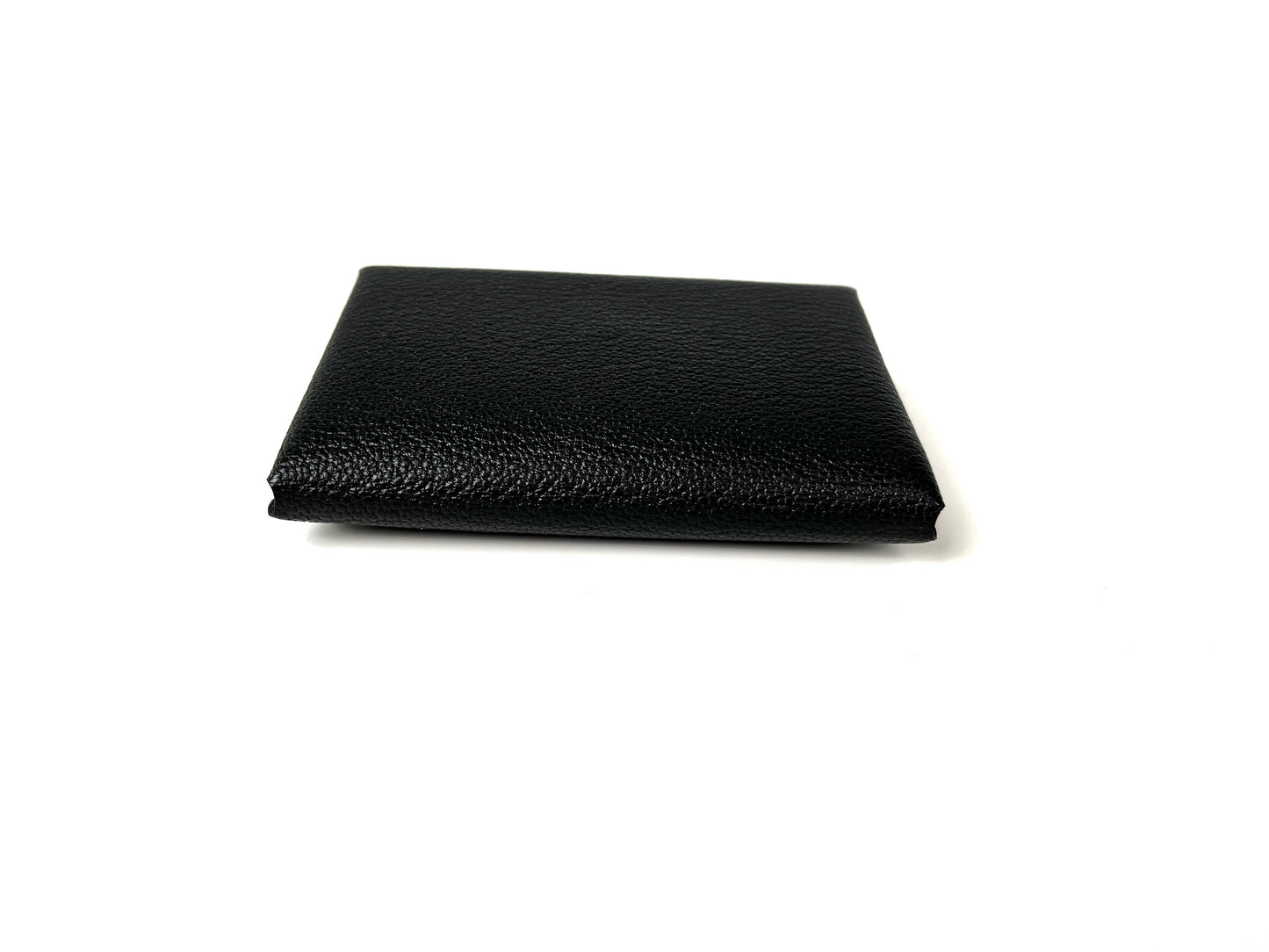 New HERMES Calvi Duo Compact Card Case Holder Wallet Black