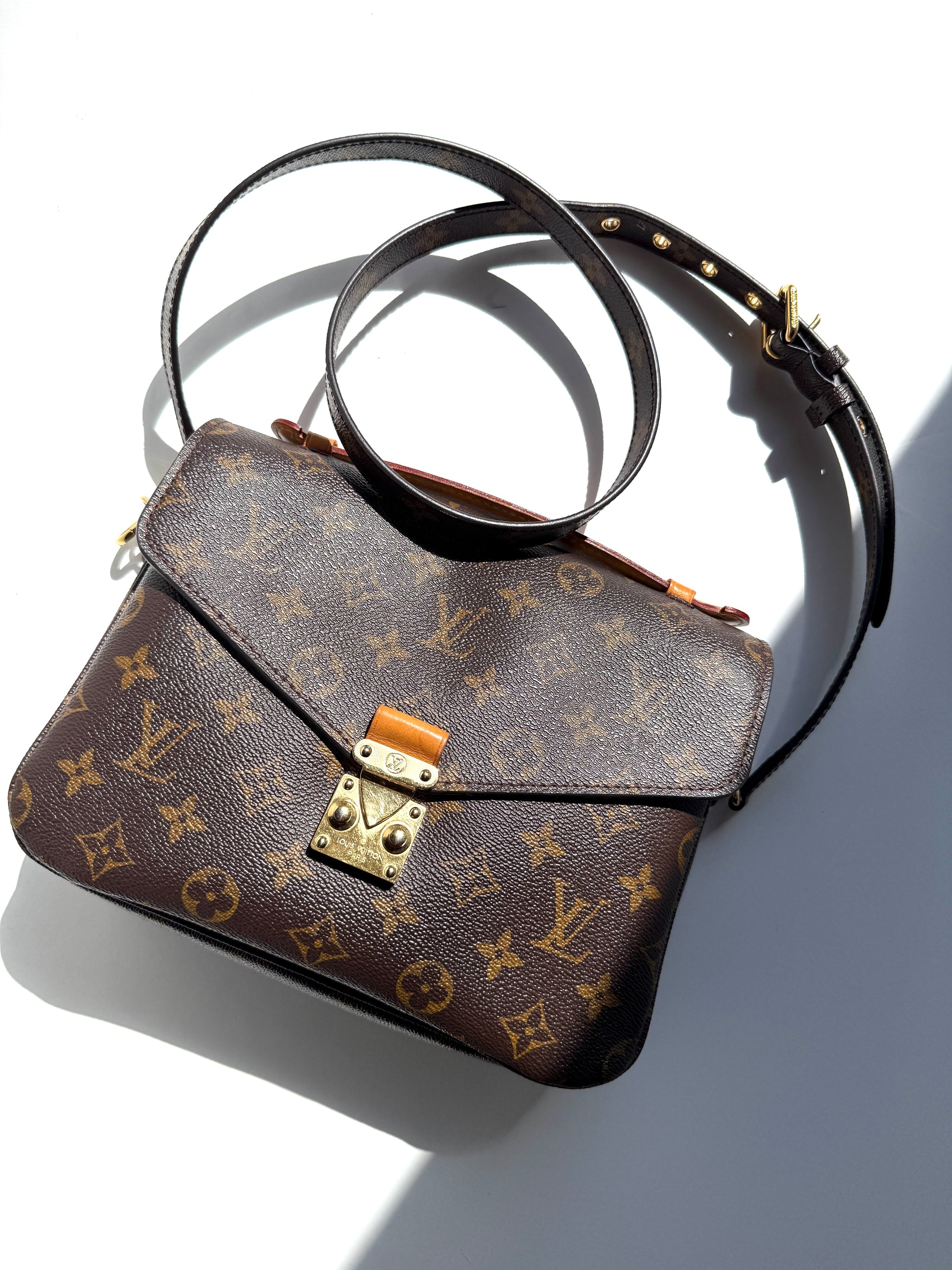 Louis Vuitton Pochette Metis Monogram Top Handle Crossbody Bag