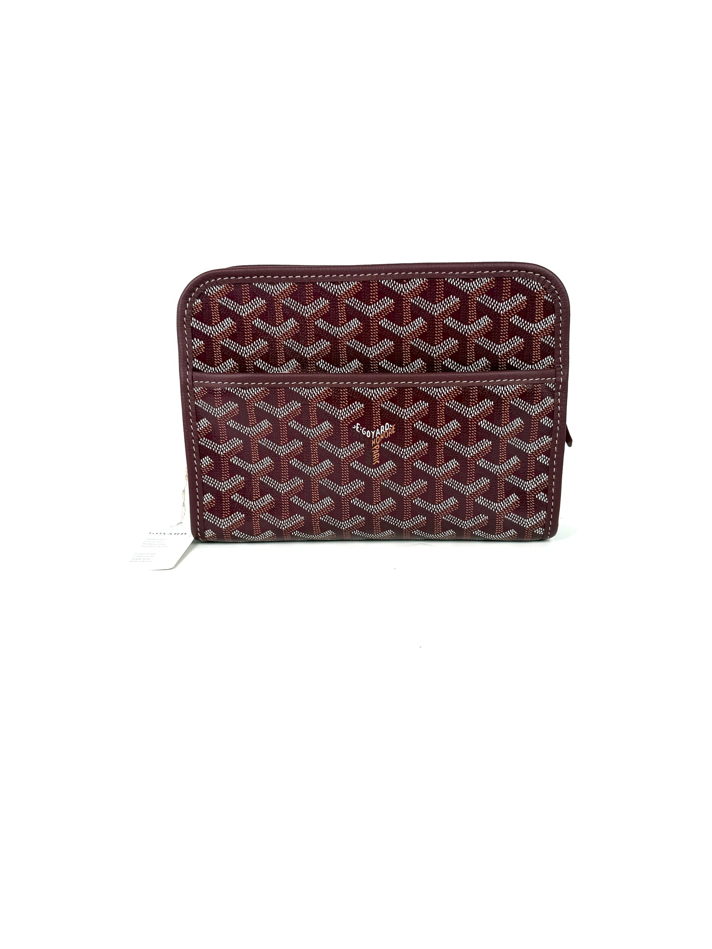 New GOYARD Jouvence Burgundy Pouch Cosmetic Toiletry Case PM