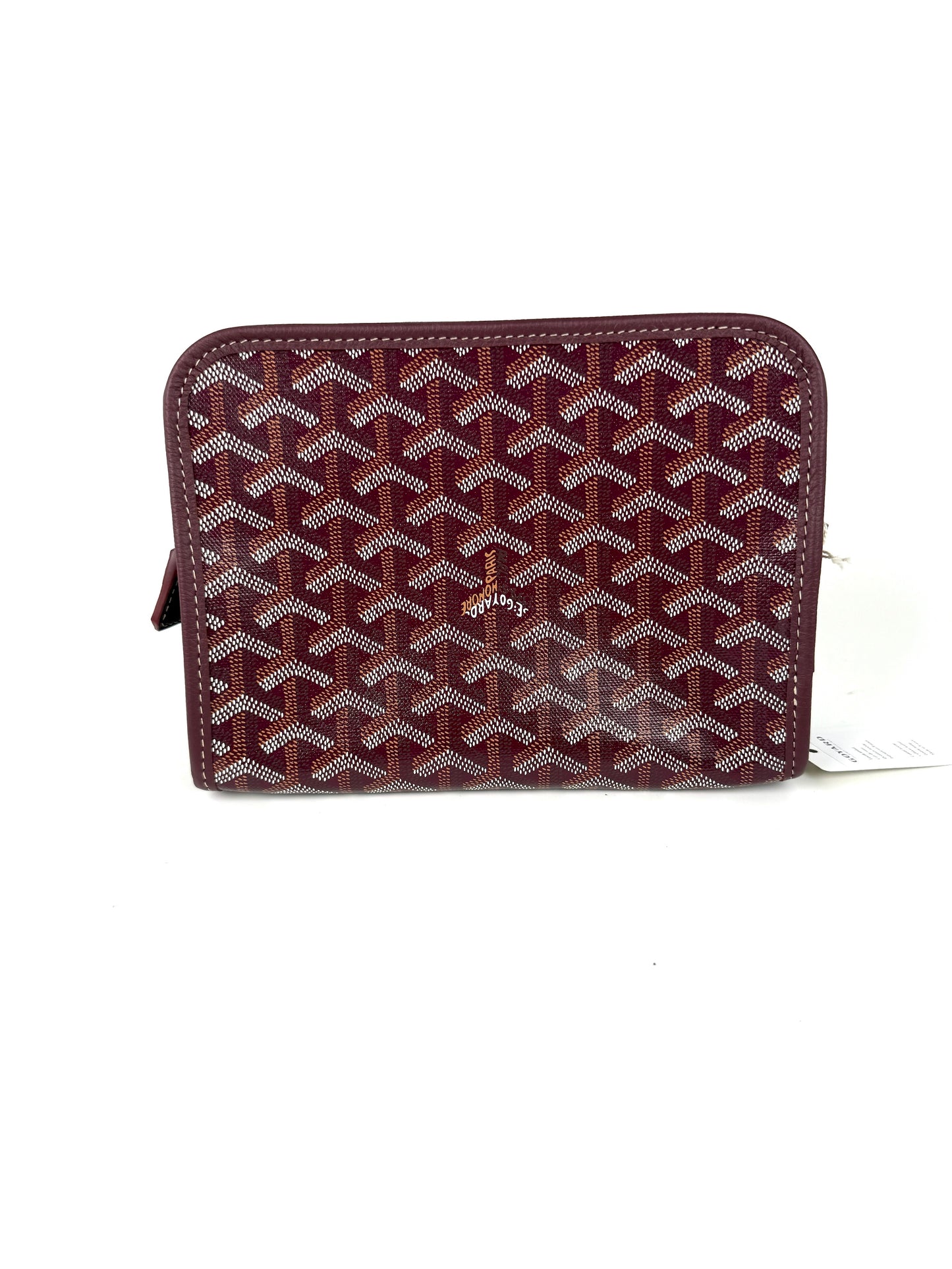 New GOYARD Jouvence Burgundy Pouch Cosmetic Toiletry Case PM