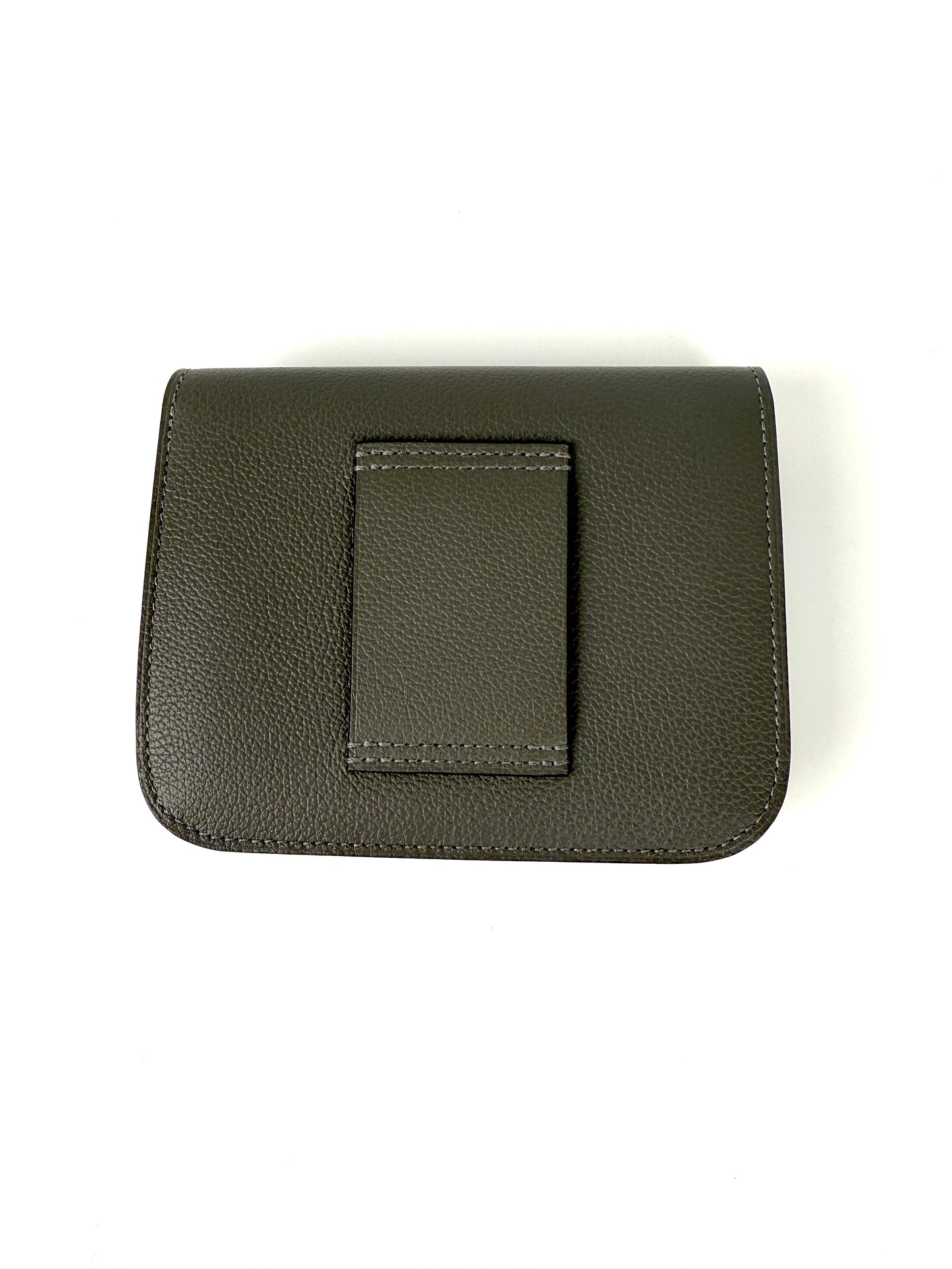 New HERMES Constance Slim Compact Gris Meyer Wallet Belt Bag