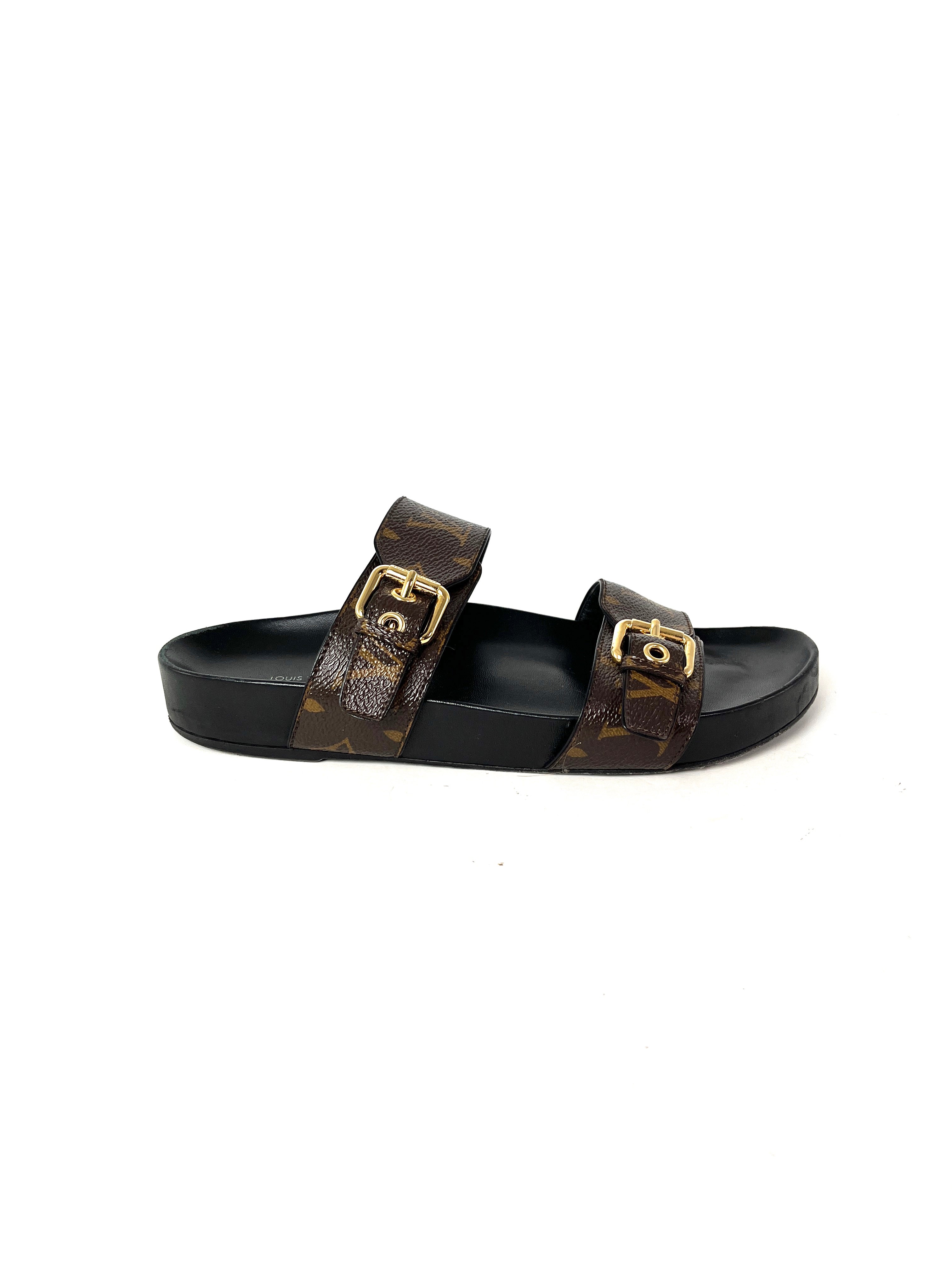 Louis vuitton mule sandals deals