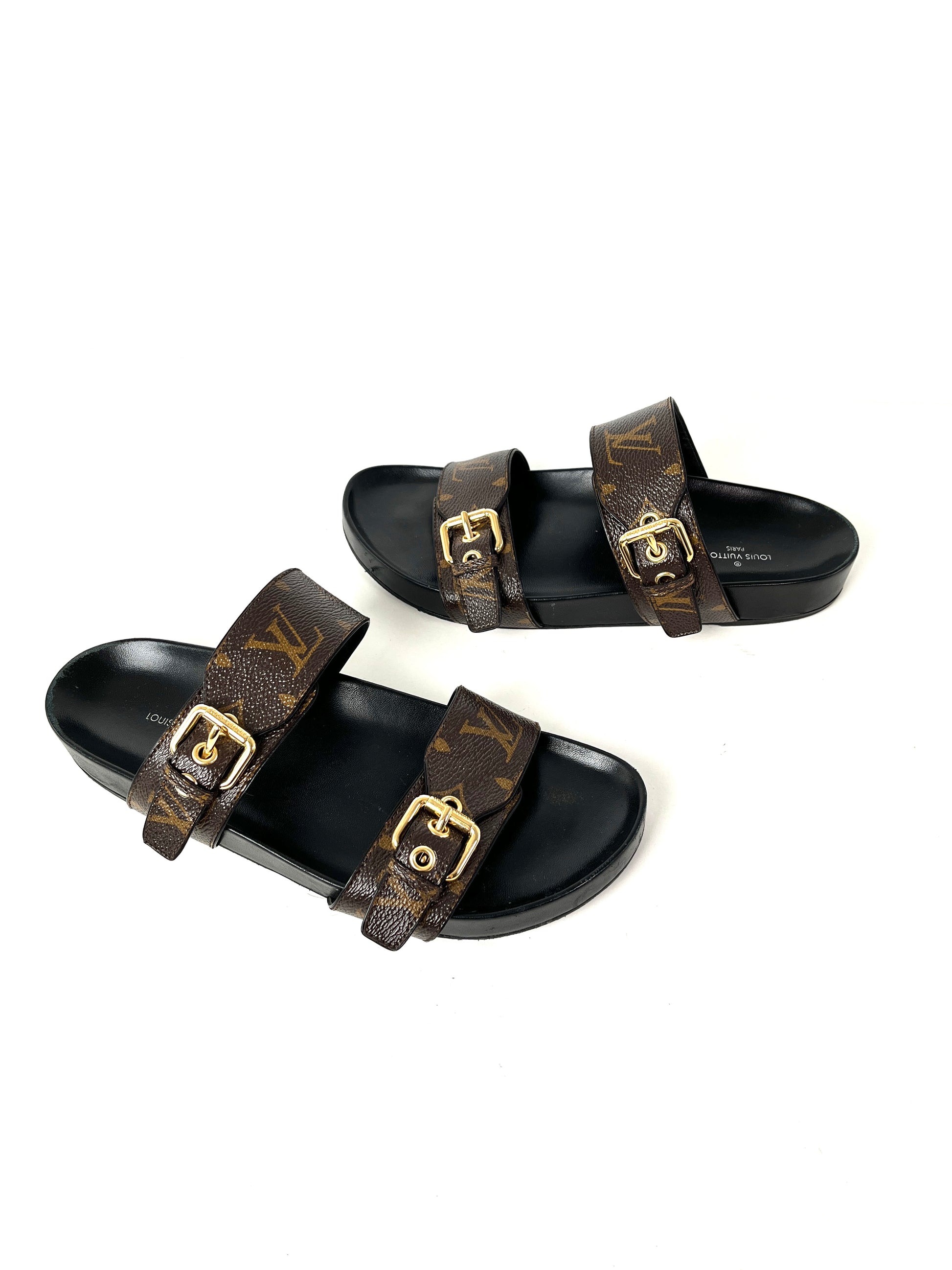 Louis Vuitton Monogram Bom Dia Comfort Mule Slip On Mules Sandals 39 8