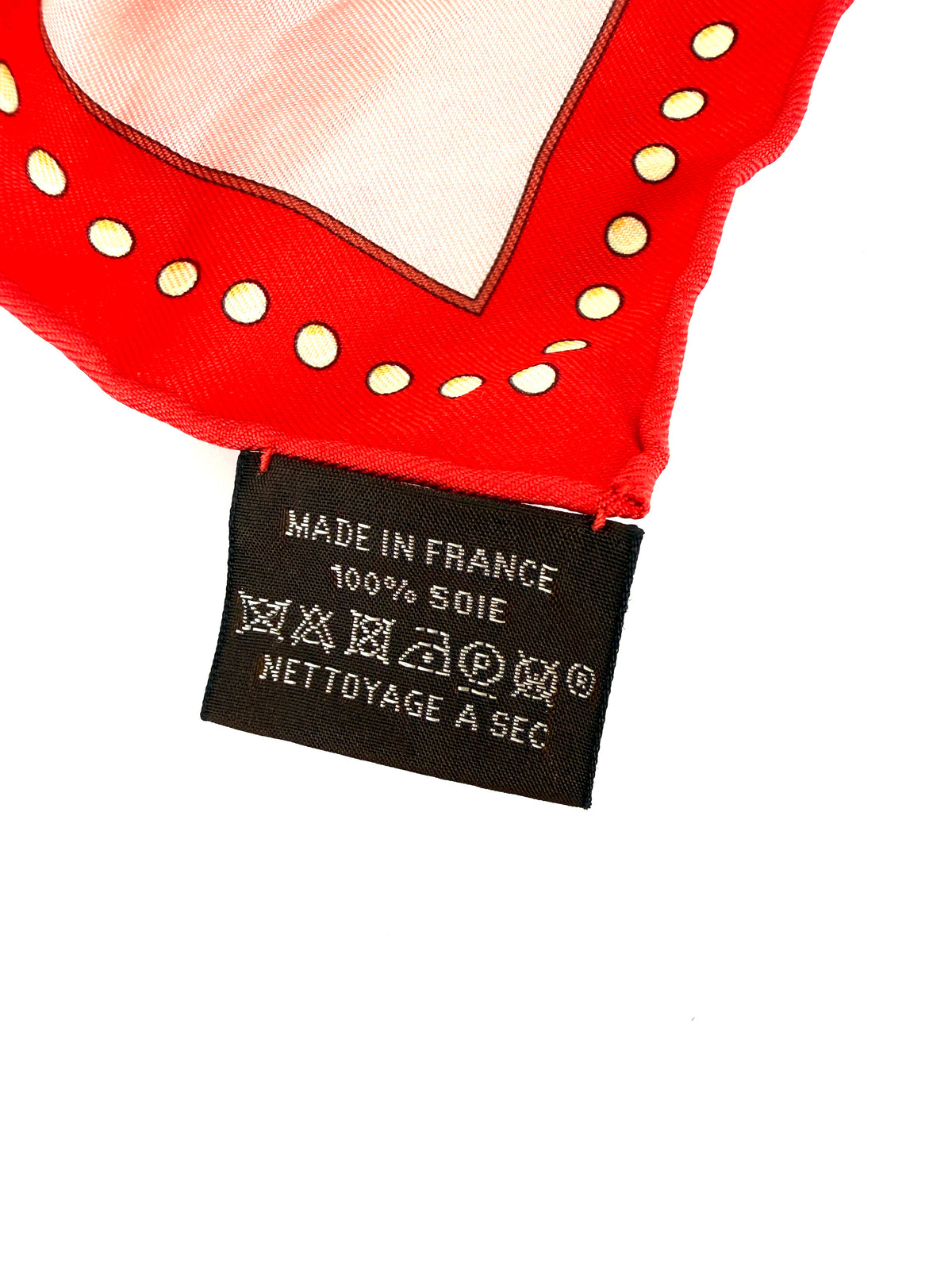 HERMES Grand Tralala Red Pink Green Silk Square Scarf 45