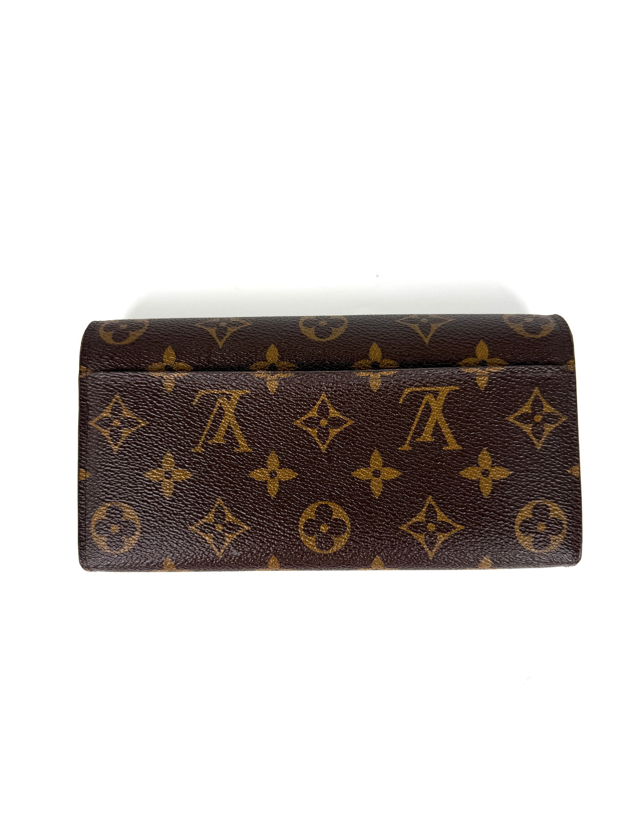 Louis Vuitton Sarah Brown Monogram Envelope Long Wallet