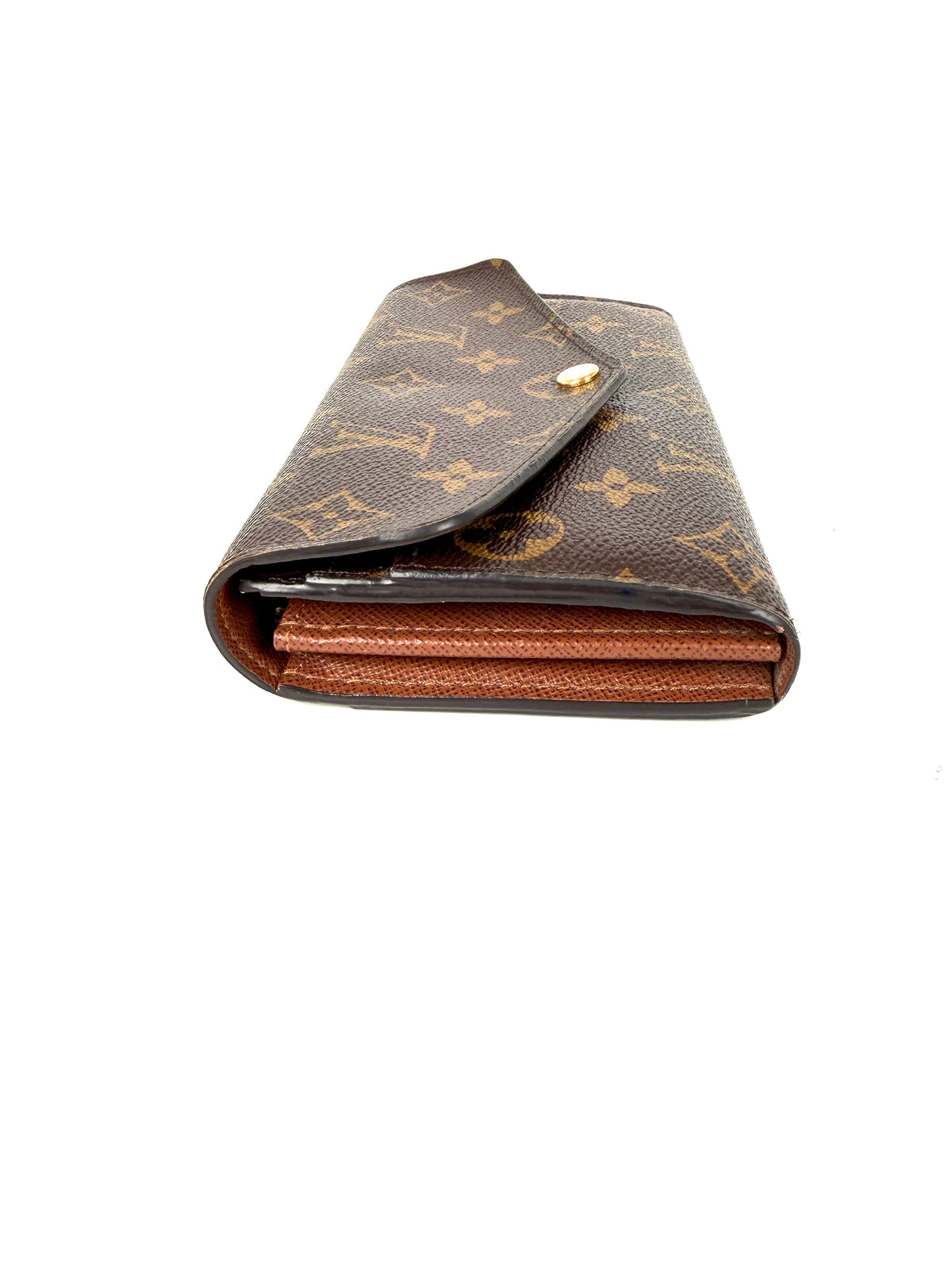Louis Vuitton Sarah Brown Monogram Envelope Long Wallet