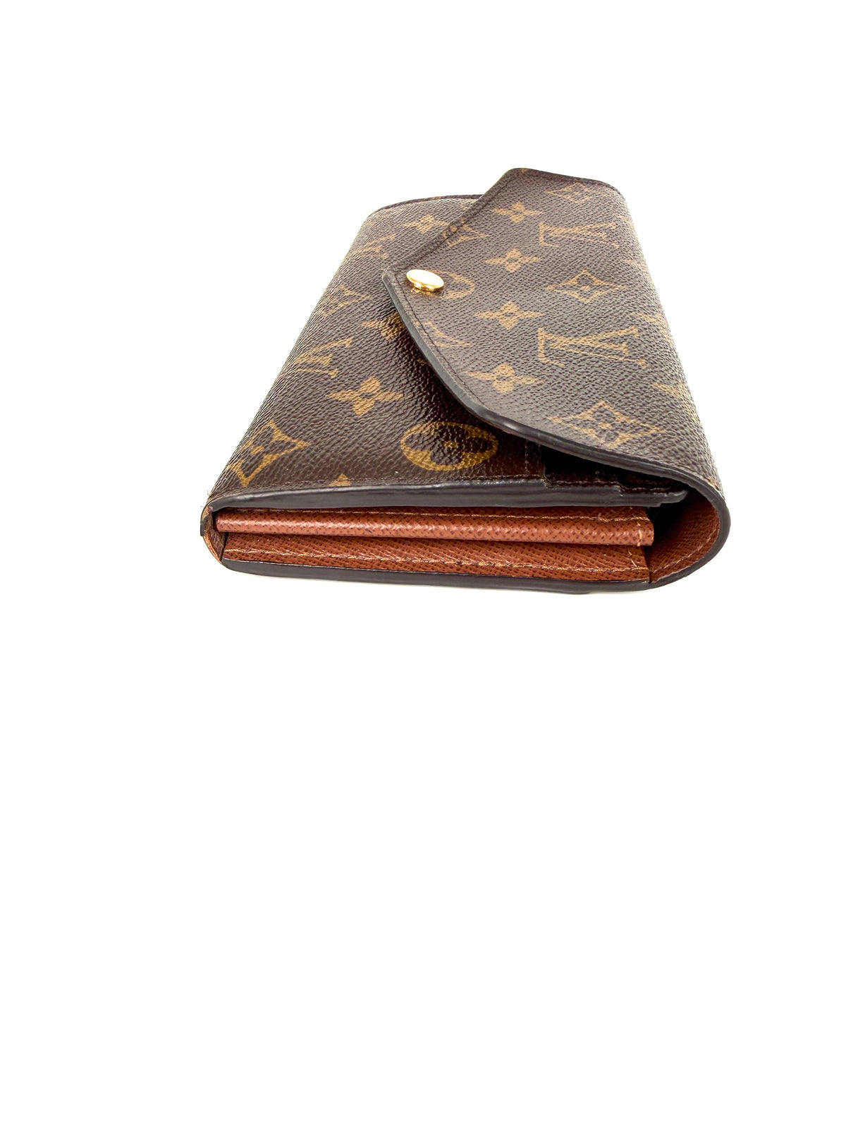Louis Vuitton Sarah Brown Monogram Envelope Long Wallet