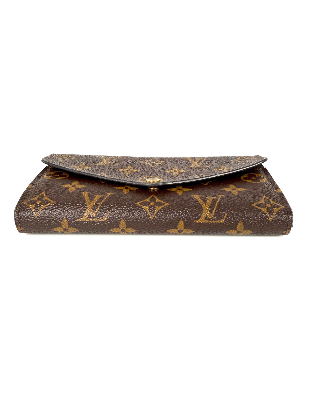 Louis Vuitton Sarah Brown Monogram Envelope Long Wallet