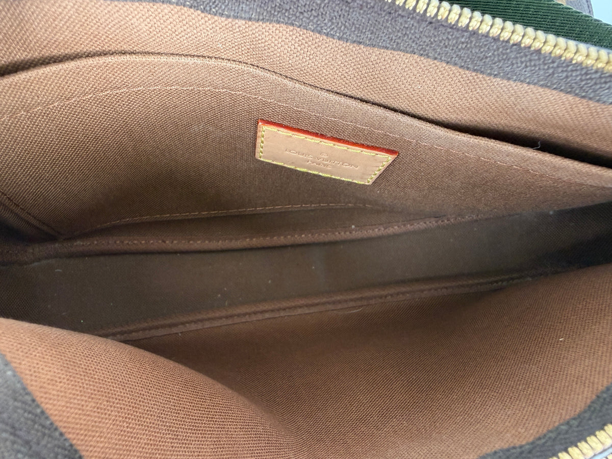 Louis Vuitton Multi Pochette Accessoires Monogram Brown Khaki Crossbody Bag