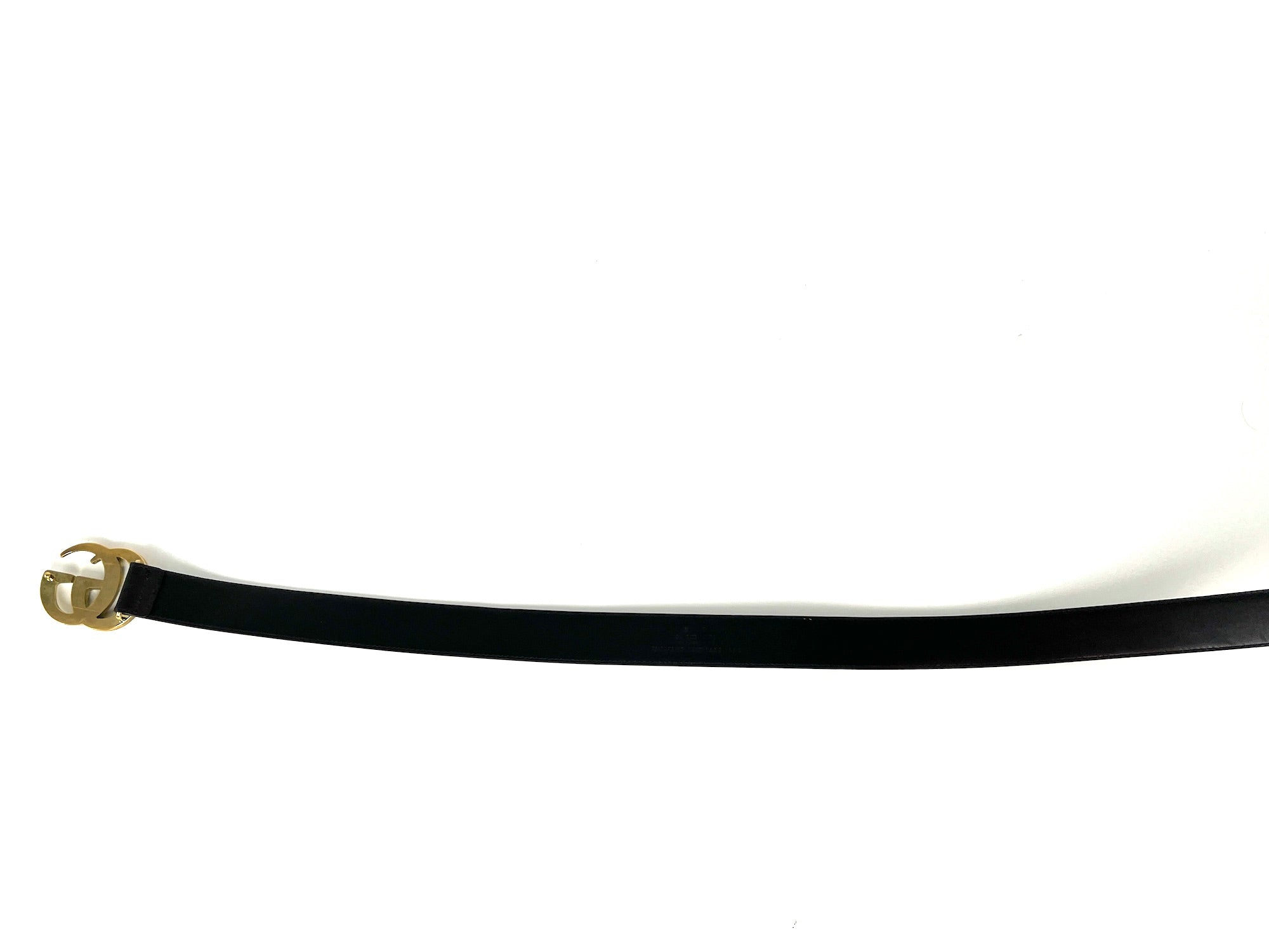 Vintage GUCCI Black Leather GG 30mm Belt 75 30 – Fashion Reloved