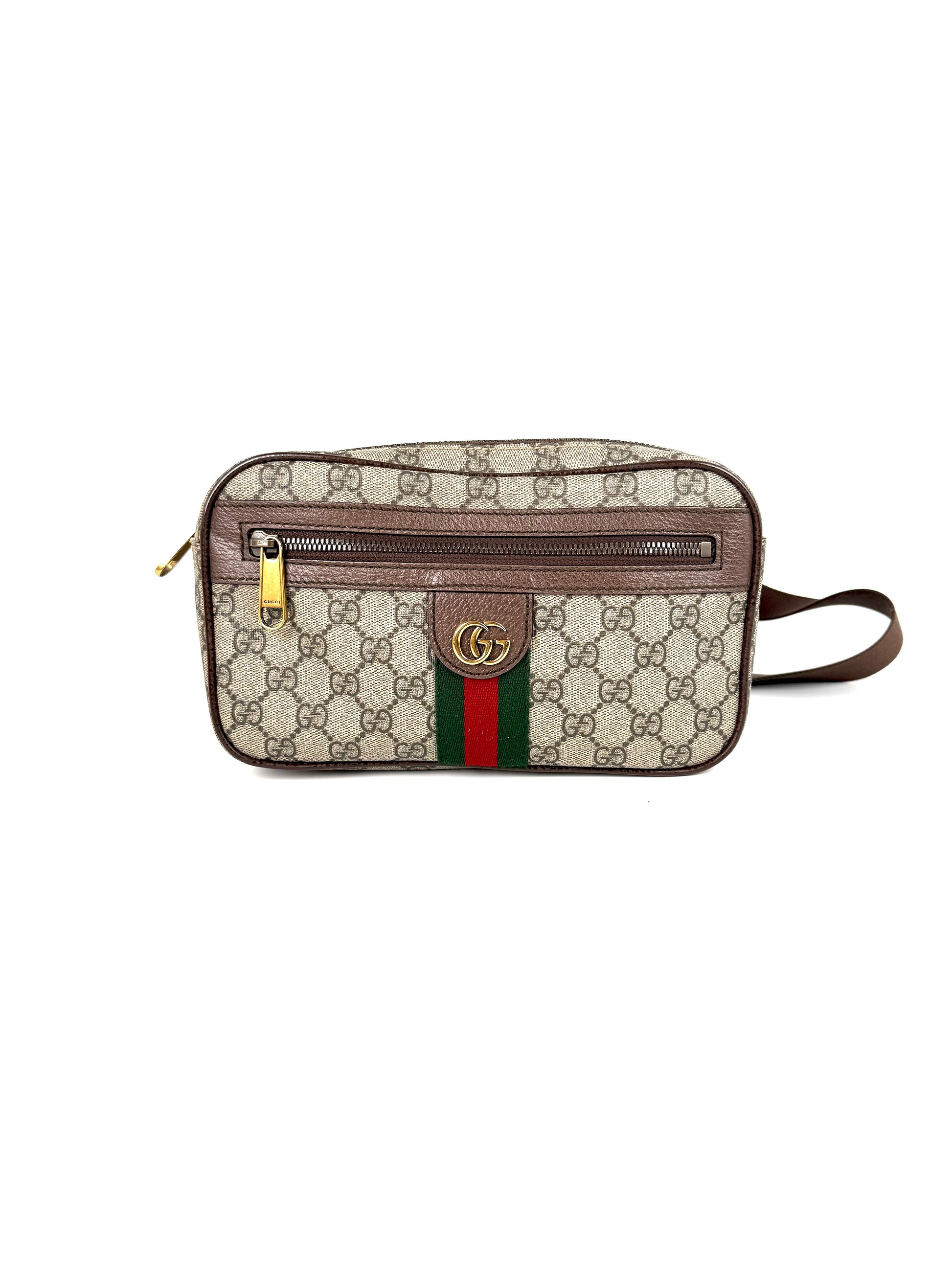 GUCCI GG Supreme Ophidia Medium Monogram Belt Bum Bag