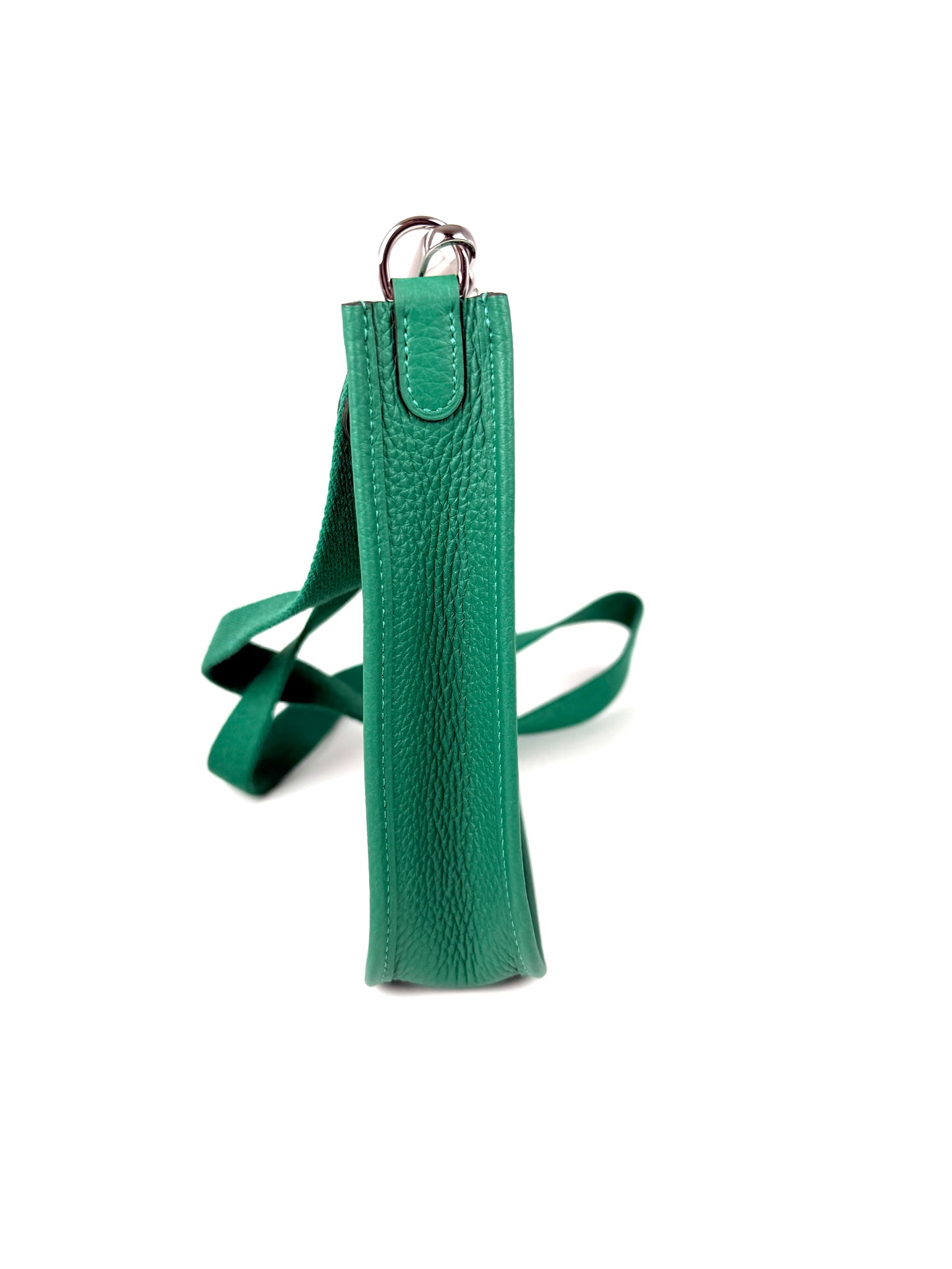 HERMES Mini Evelyne TPM 16 Vert Vertigo Green Leather Crossbody Bag New