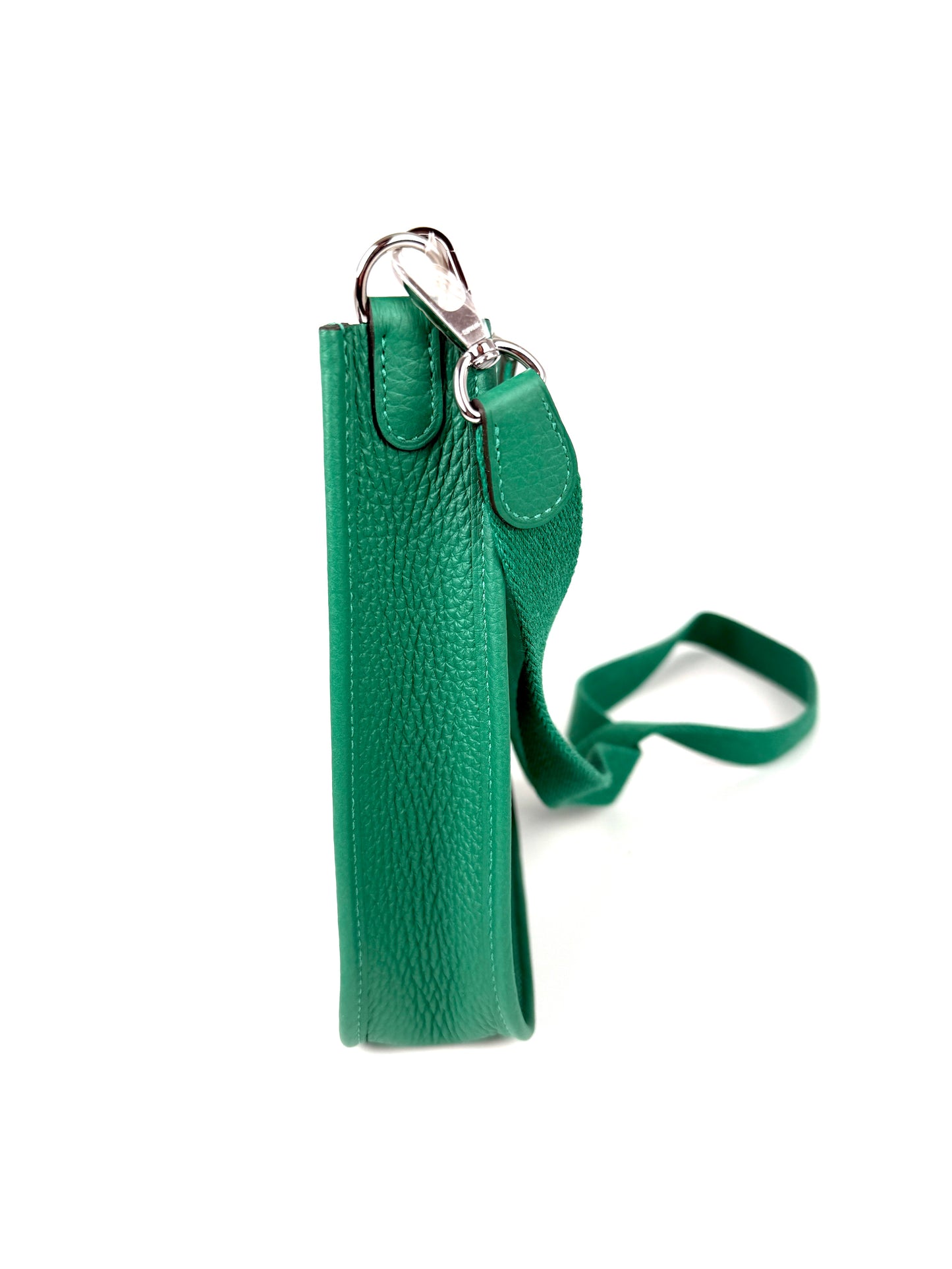 HERMES Mini Evelyne TPM 16 Vert Vertigo Green Leather Crossbody Bag New