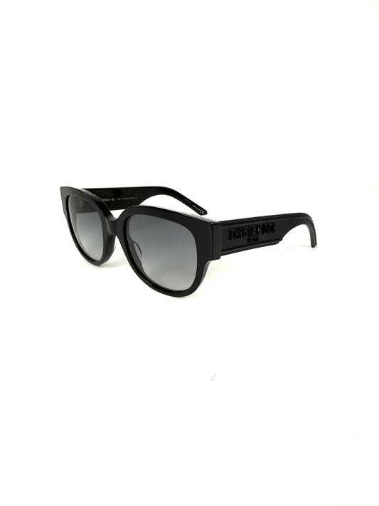 Christian Dior Wildior S3U BU Black Acetate Sunglasses