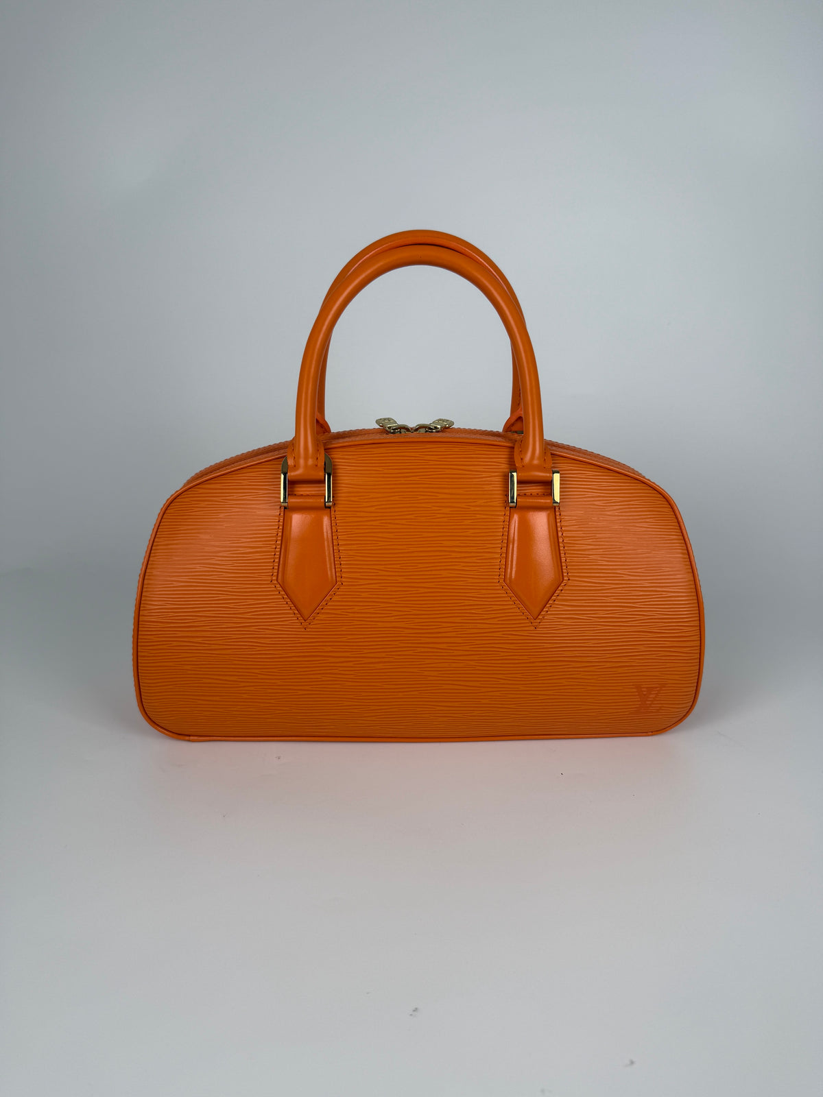 Louis Vuitton Jasmin LV Tangerine Epi Leather Satchel Bag