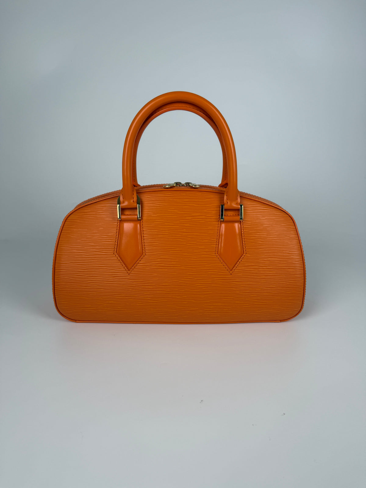 Louis Vuitton Jasmin LV Tangerine Epi Leather Satchel Bag
