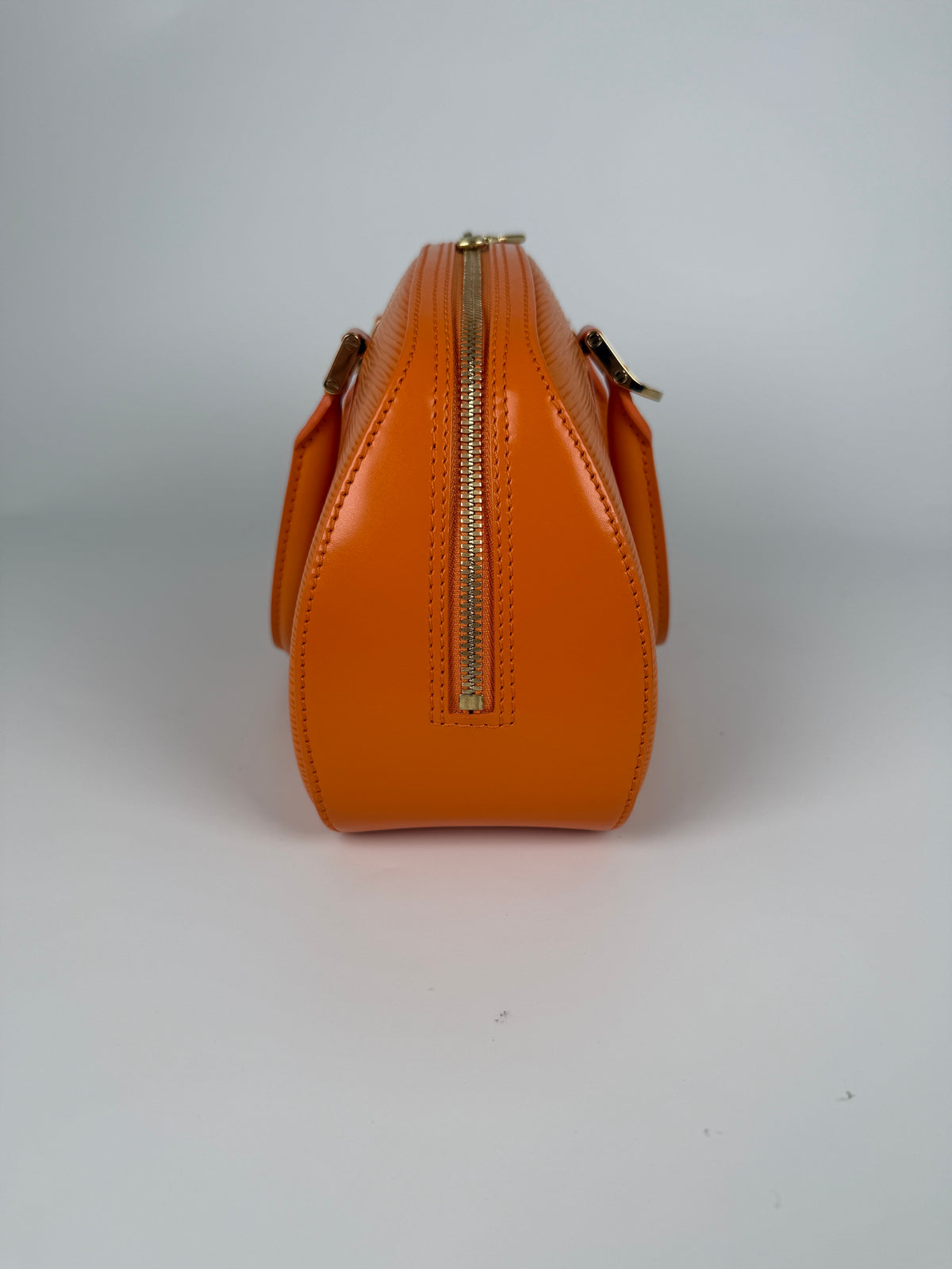 Louis Vuitton Jasmin LV Tangerine Epi Leather Satchel Bag