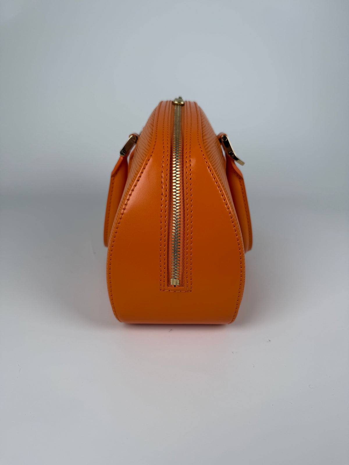 Louis Vuitton Jasmin LV Tangerine Epi Leather Satchel Bag