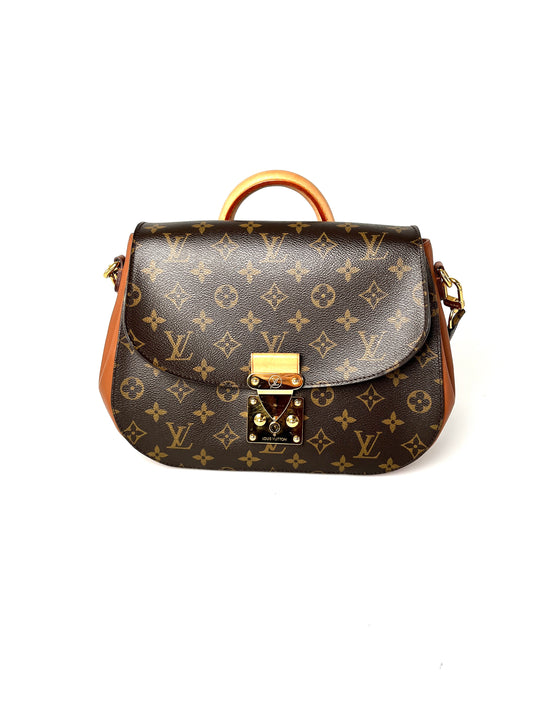 Louis Vuitton Eden MM Brown Monogram Shoulder Bag.    Designer consignment