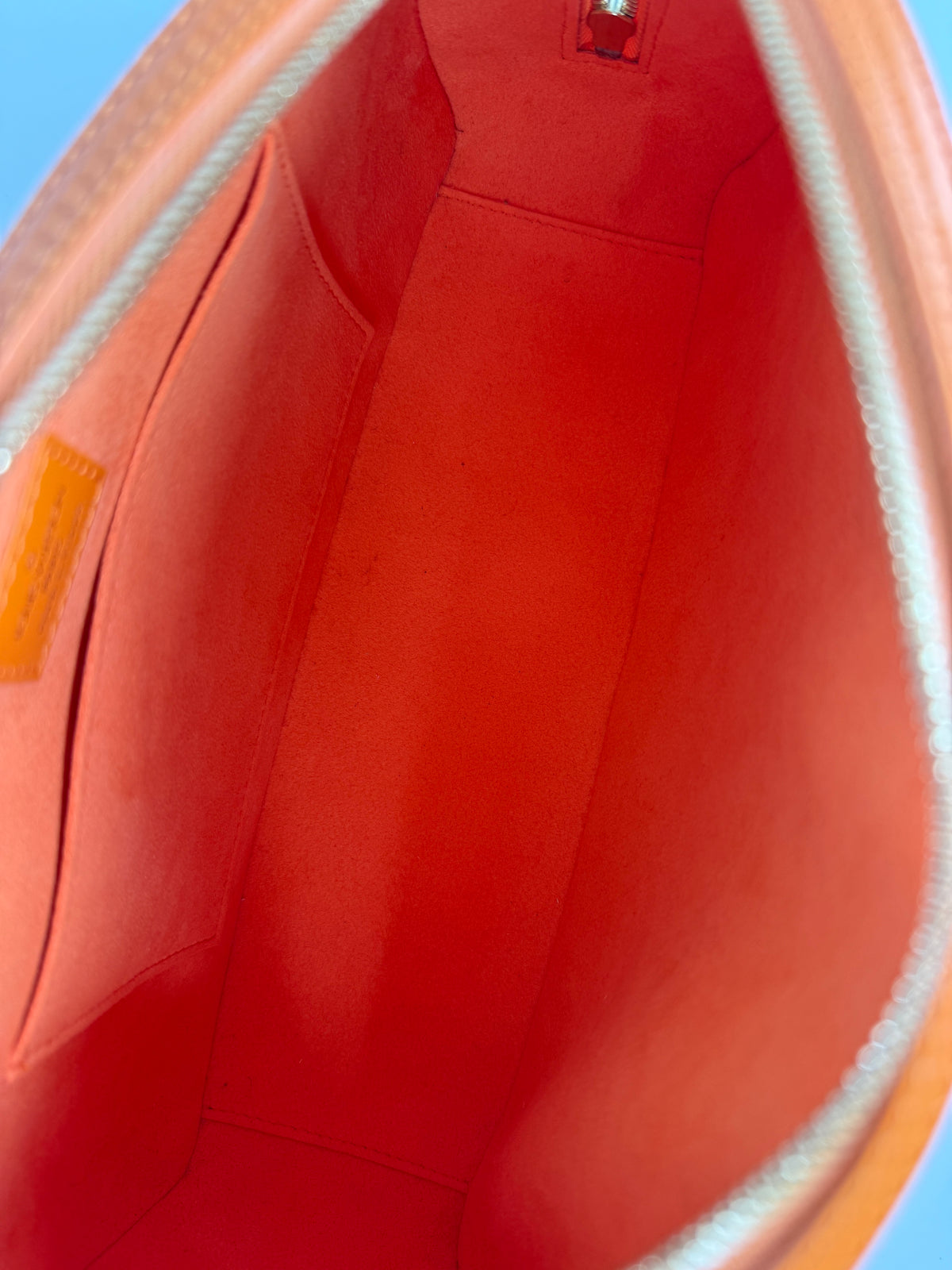 Louis Vuitton Jasmin LV Tangerine Epi Leather Satchel Bag