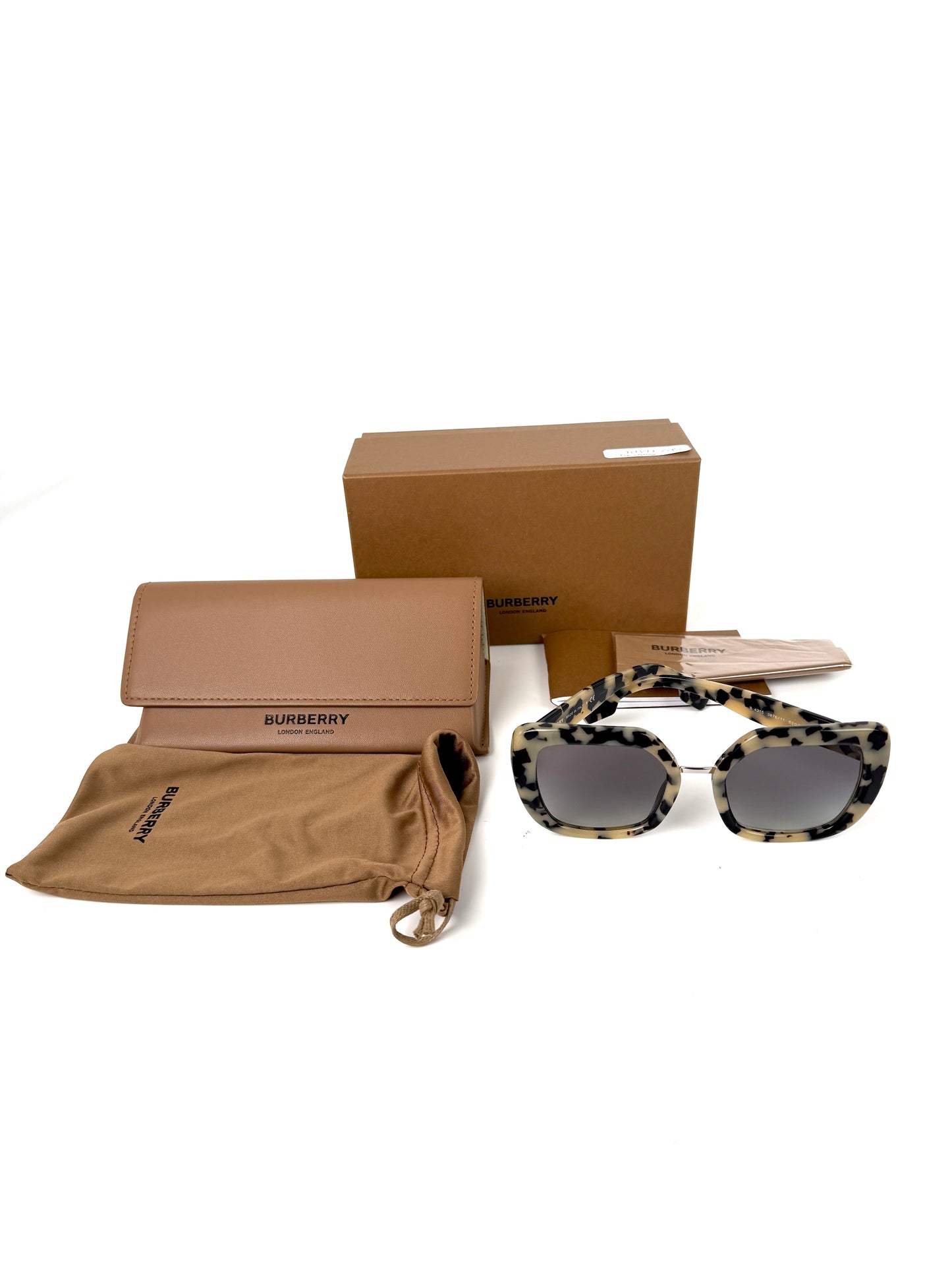 Burberry 4315 Charlotte Beige Tortoise Acetate Sunglasses