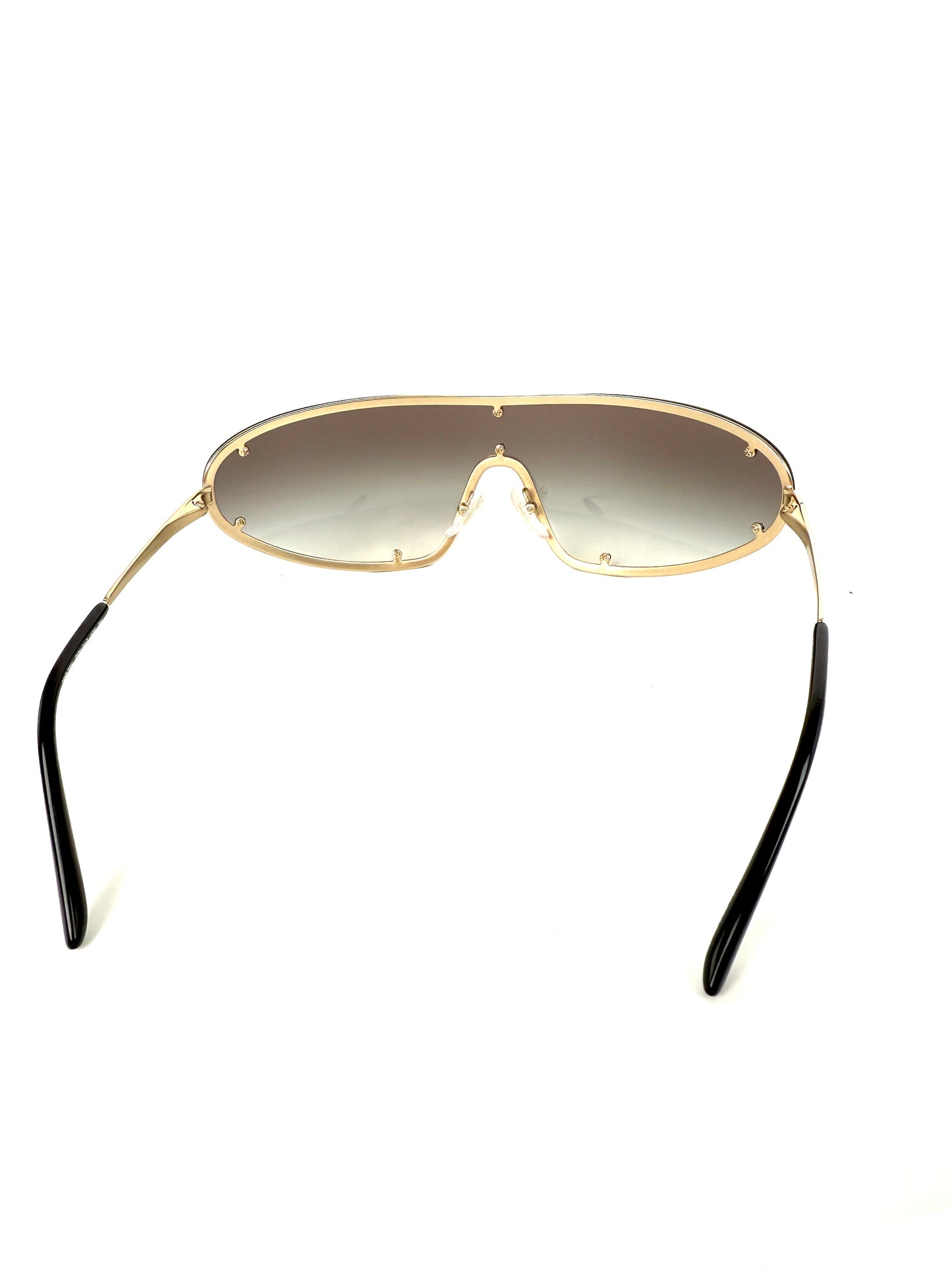 PRADA Catwalk SPR 73V Gold Shield Gradient Sunglasses