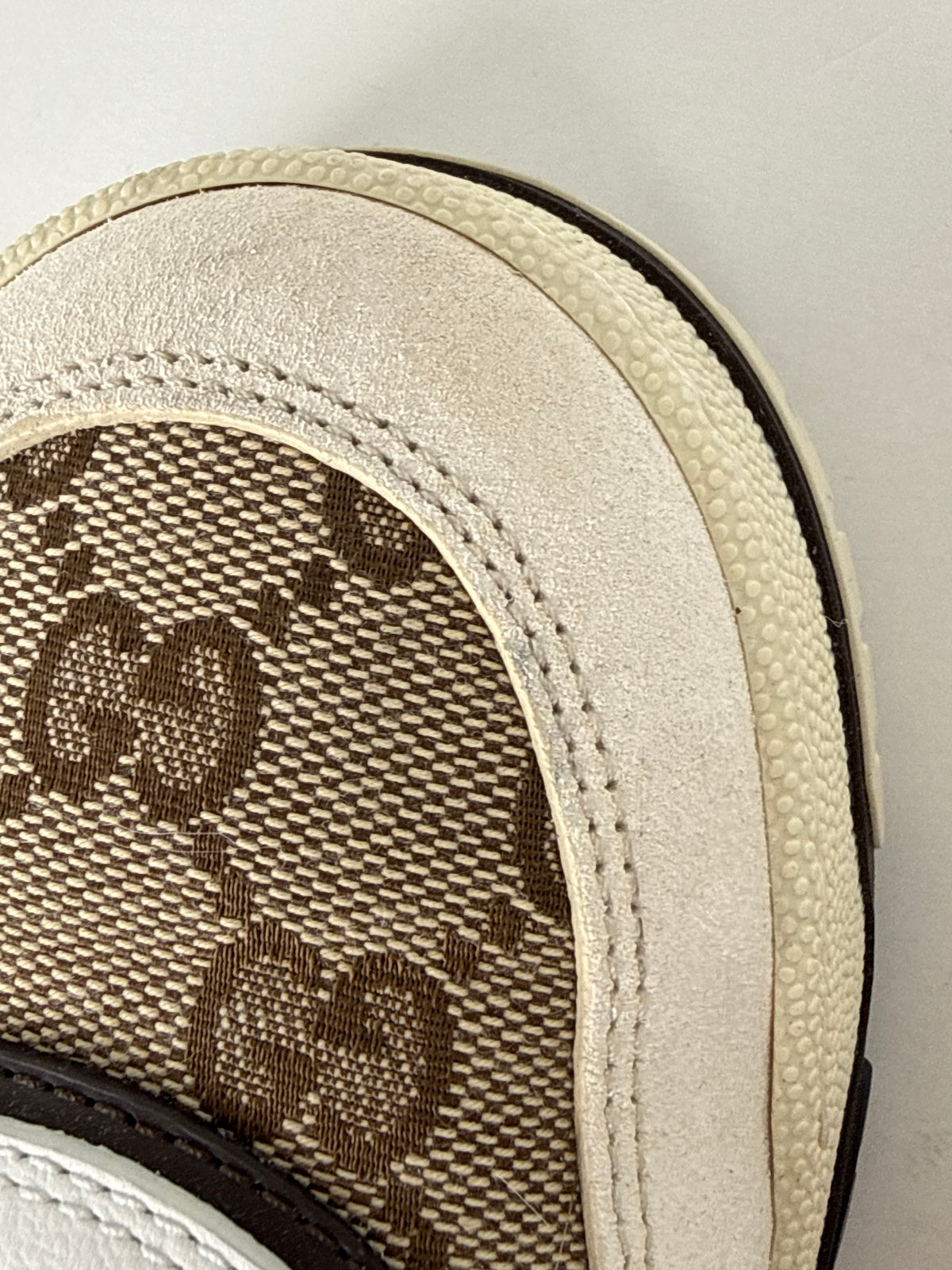 GUCCI Re-Web Canvas GG Monogram Sneakers 38.5, 8.5