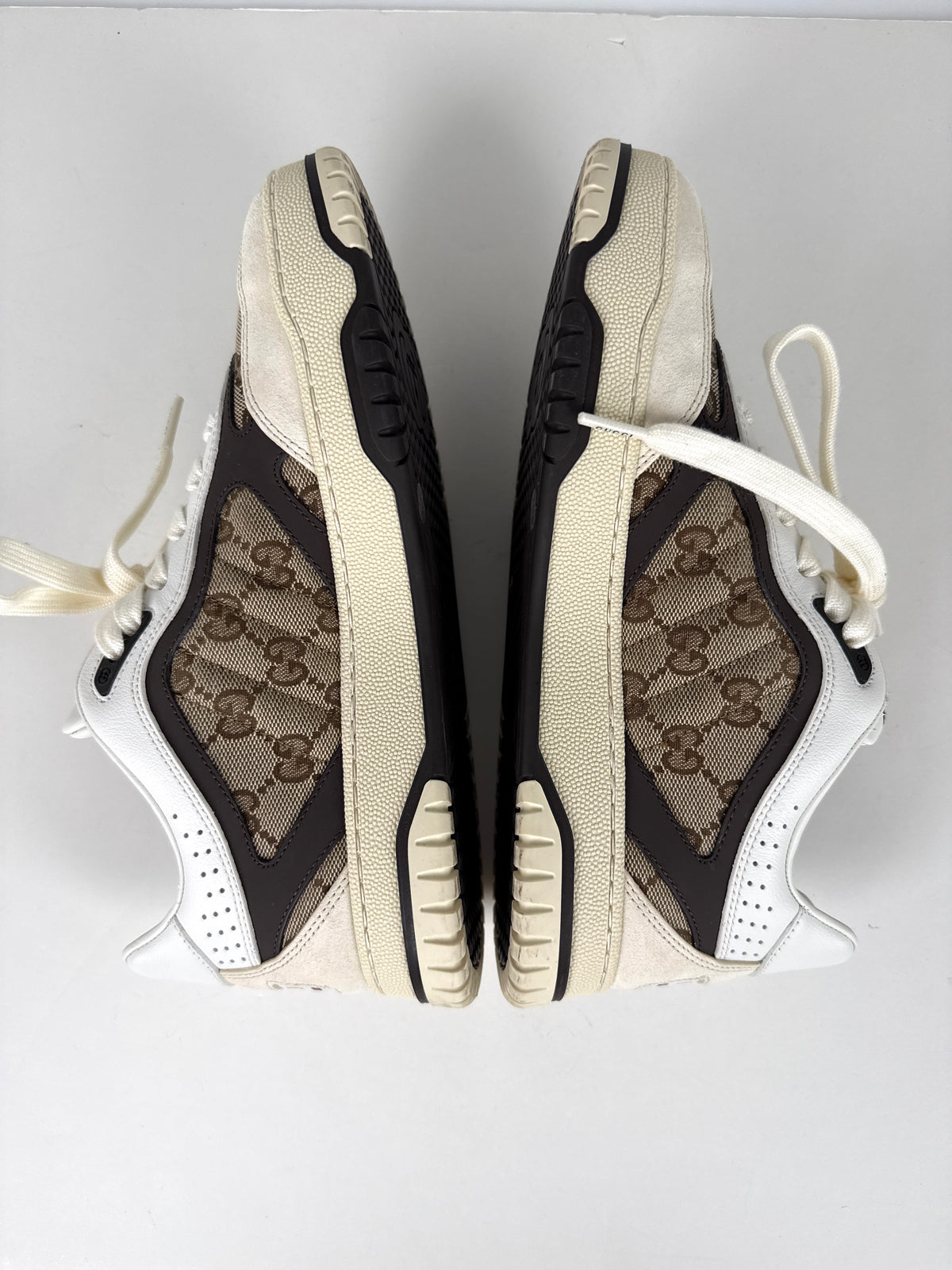 GUCCI Re-Web Canvas GG Monogram Sneakers 38.5, 8.5