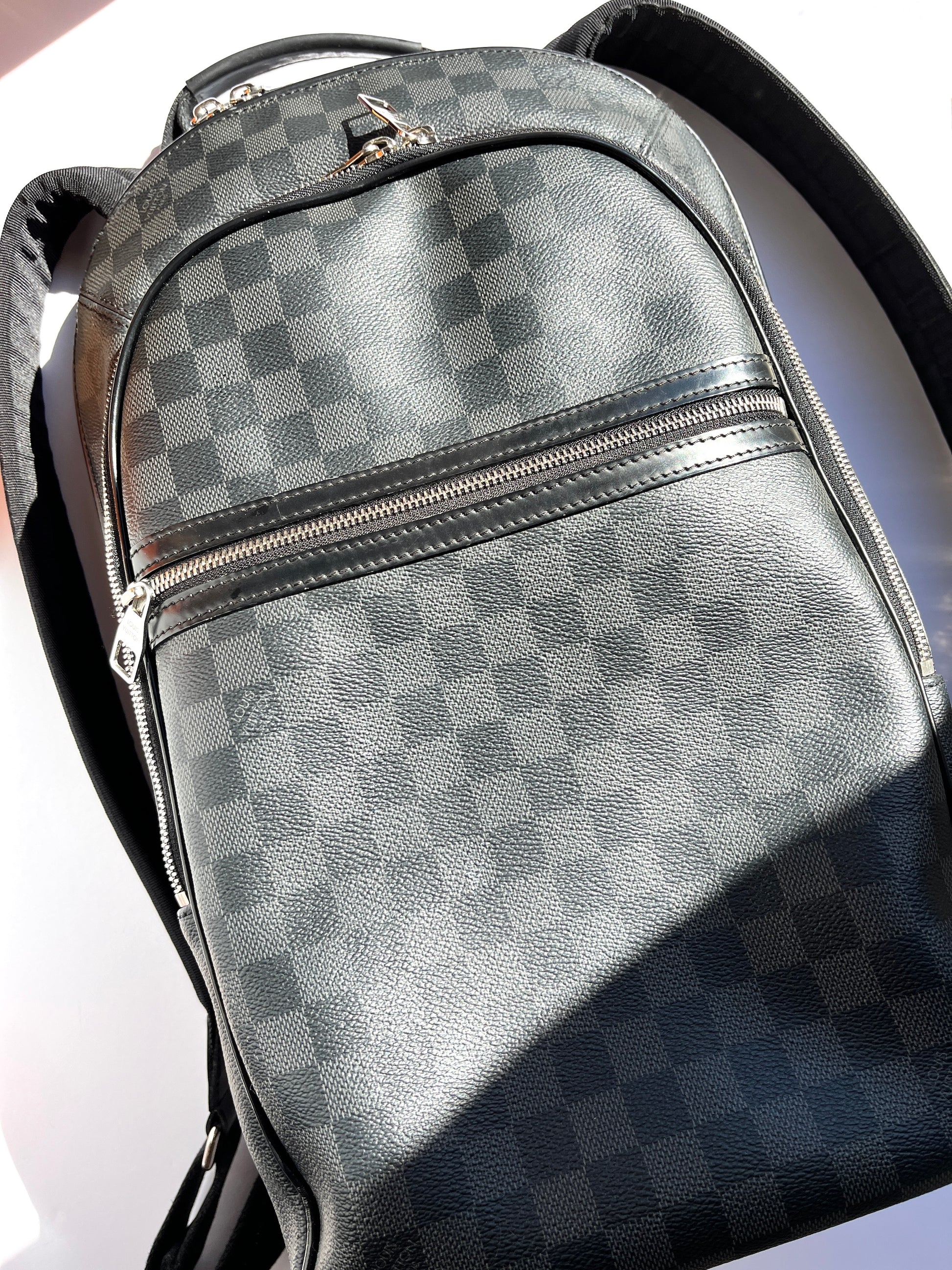 Louis Vuitton Checkered Backpack LOUIS VUITTON Michael Damier