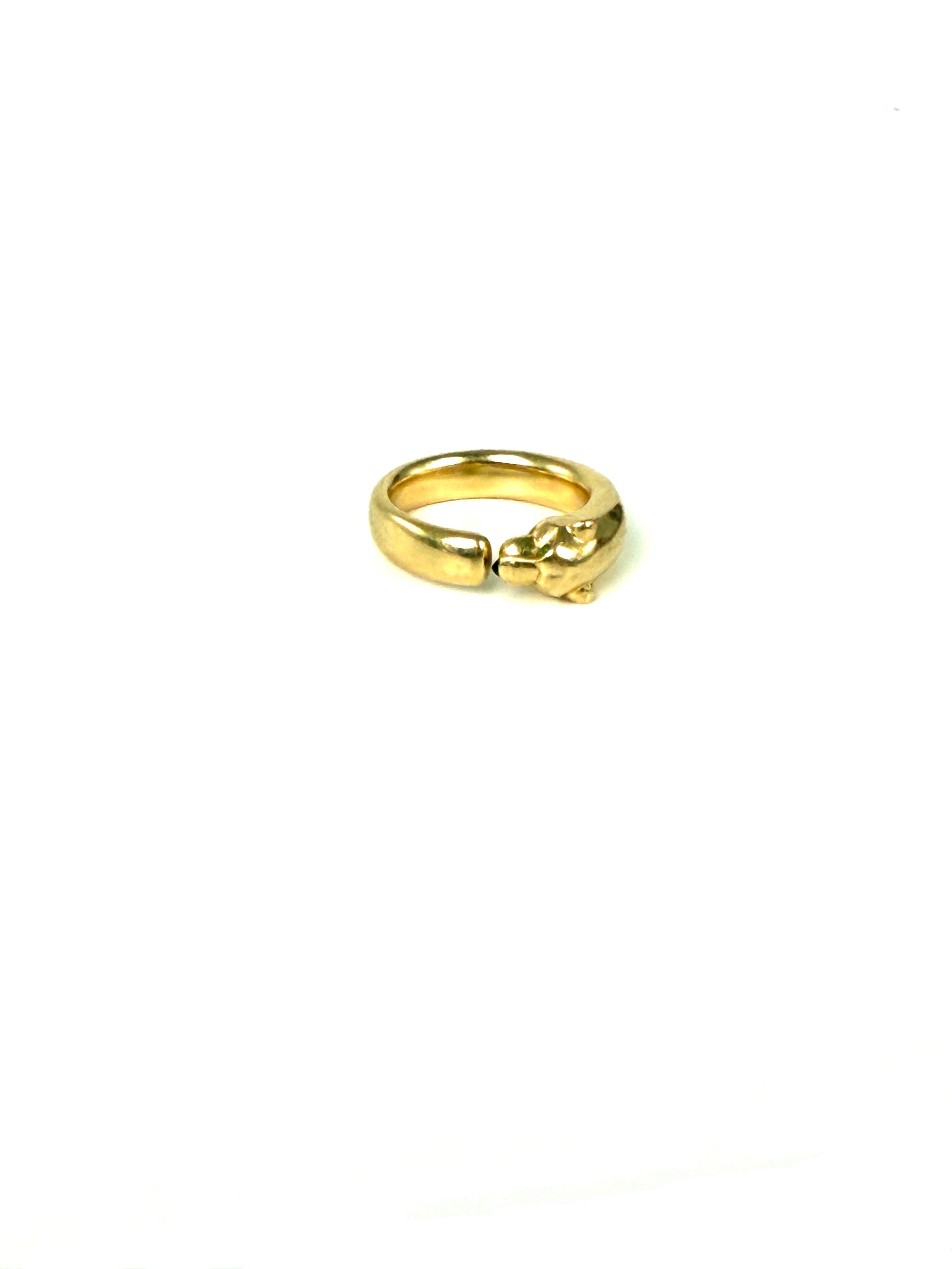 Cartier Small Panthere De Cartier 18k Yellow Gold Ring 51