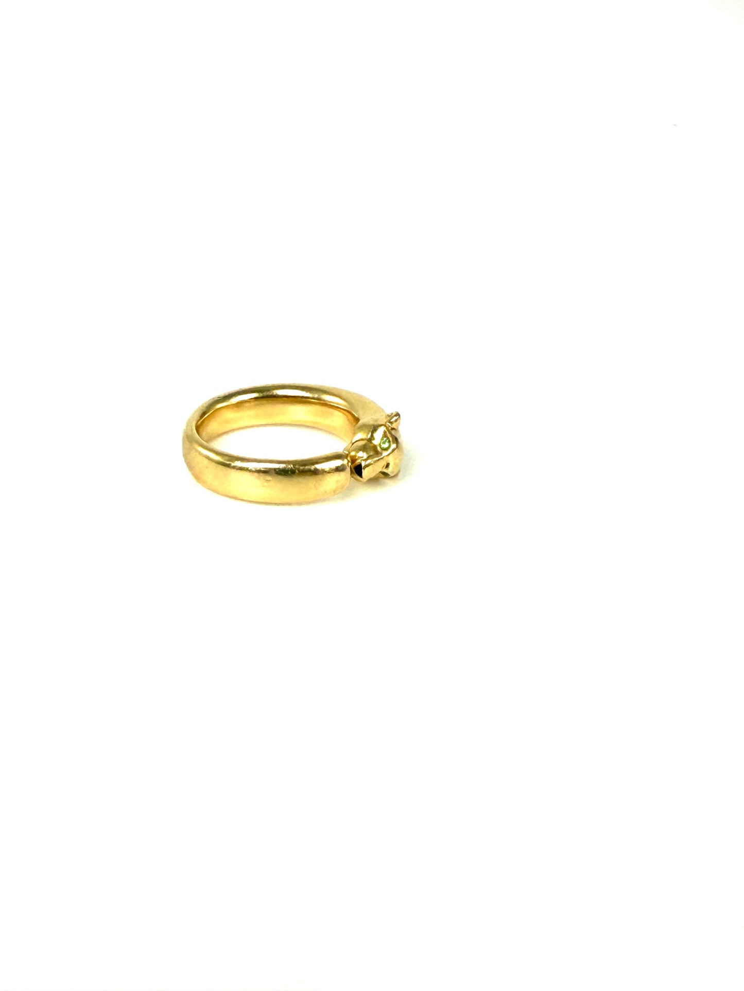 Cartier Small Panthere De Cartier 18k Yellow Gold Ring 51