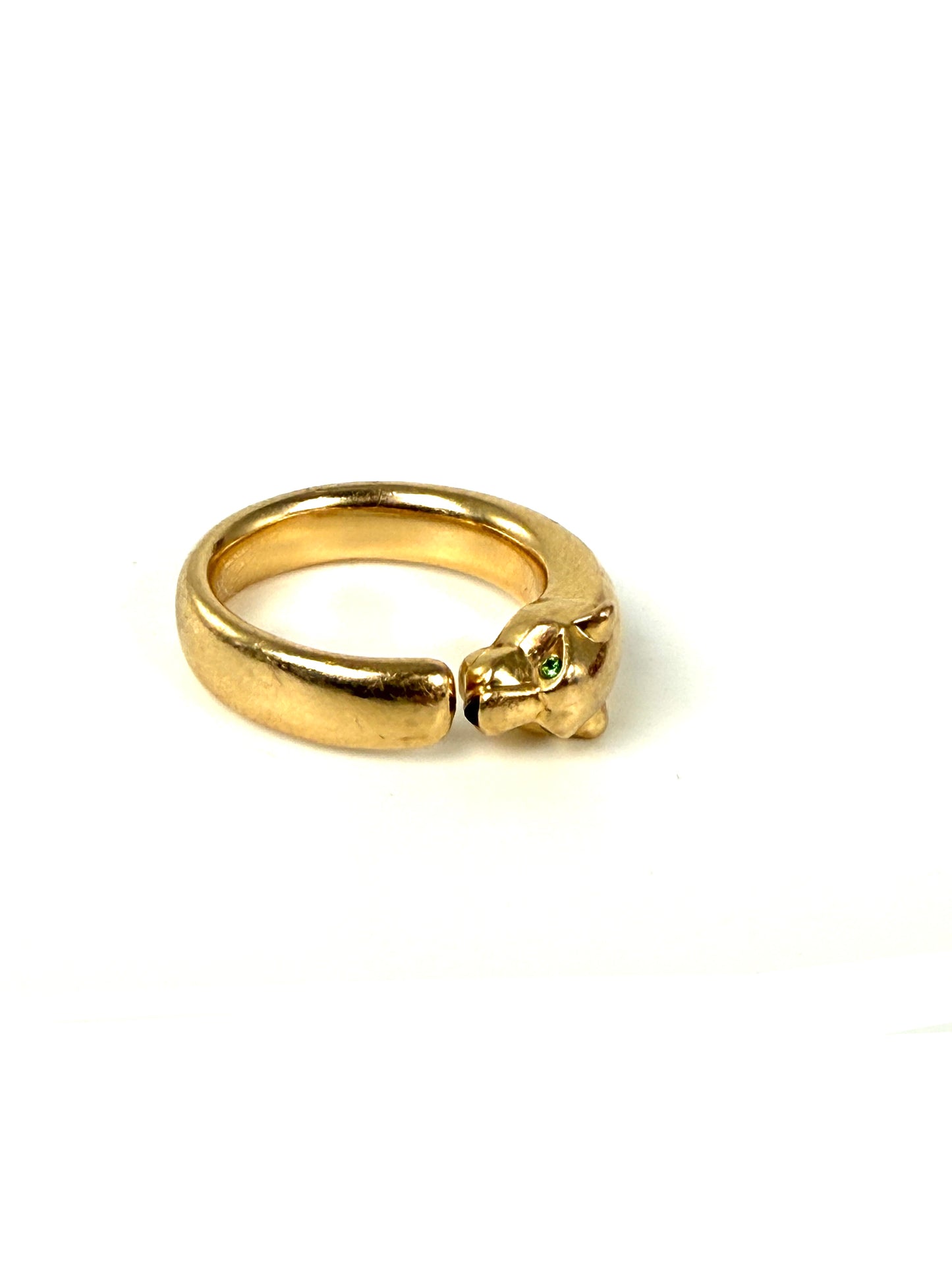 Cartier Small Panthere De Cartier 18k Yellow Gold Ring 51