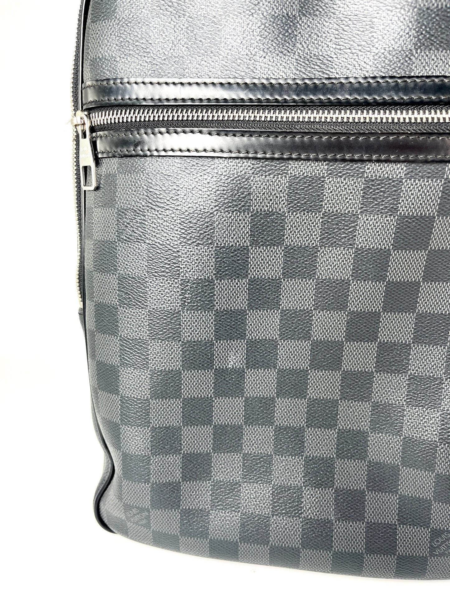 LOUIS VUITTON Michael Damier Graphite Black Backpack