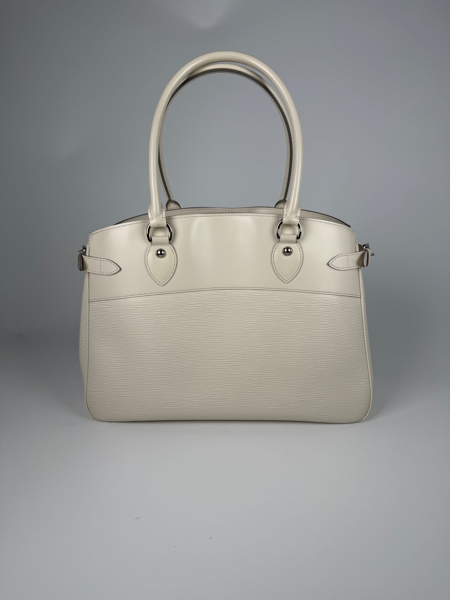 LOUIS VUITTON Passy GM Ivory Epi Leather Tote Shoulder Bag