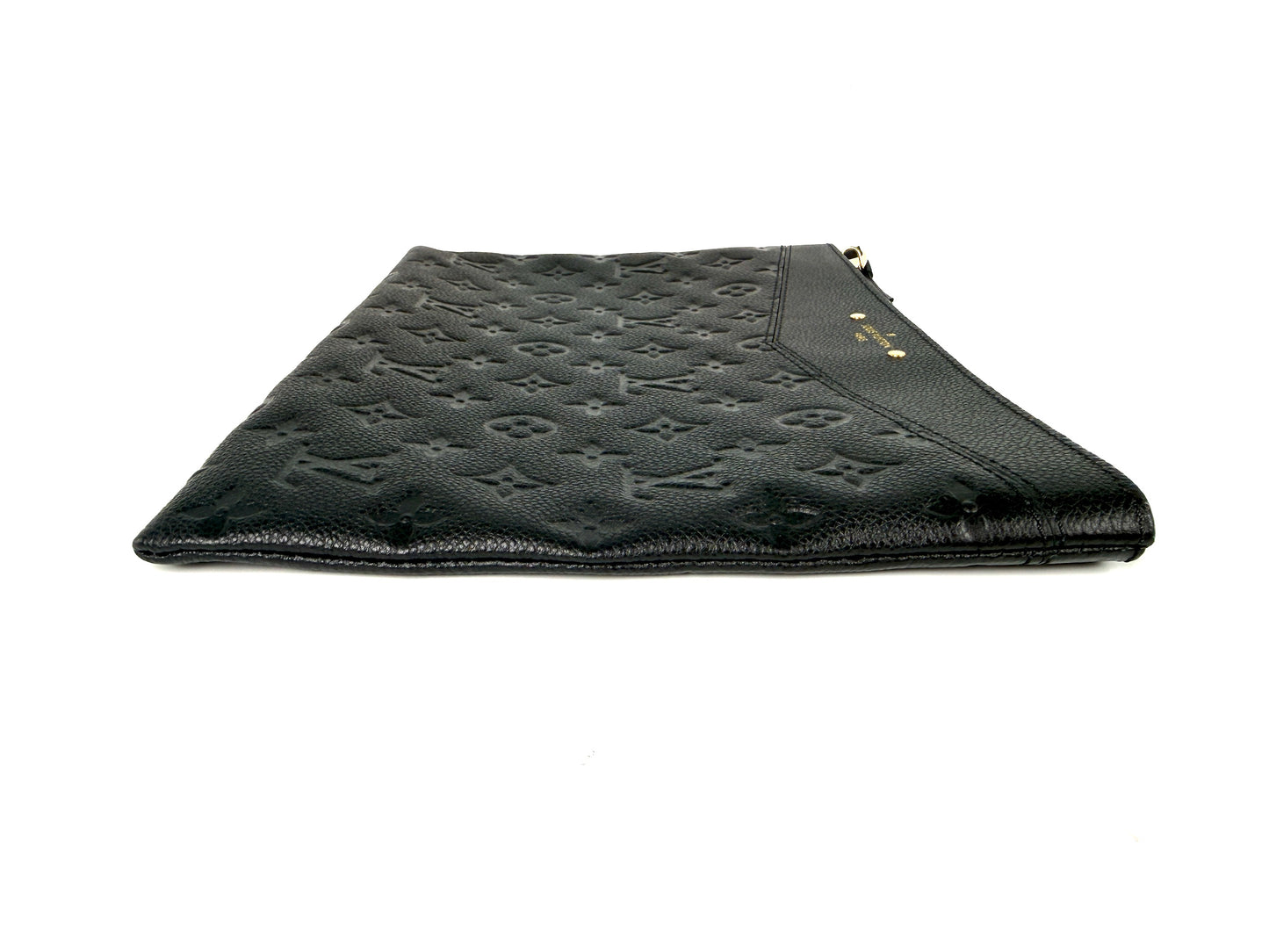Louis Vuitton Empreinte Daily Zip Pouch Black Leather