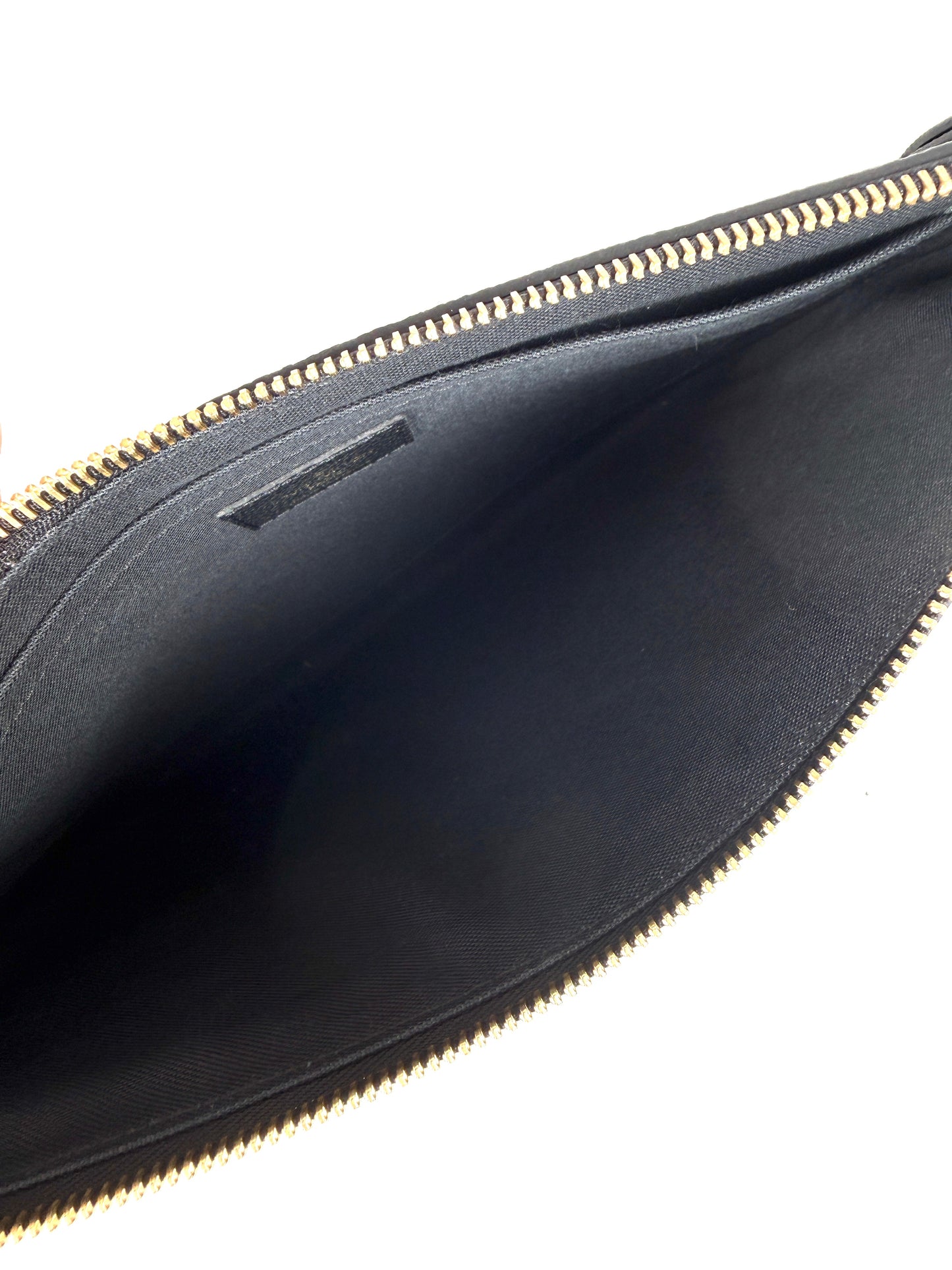 Louis Vuitton Empreinte Daily Zip Pouch Black Leather