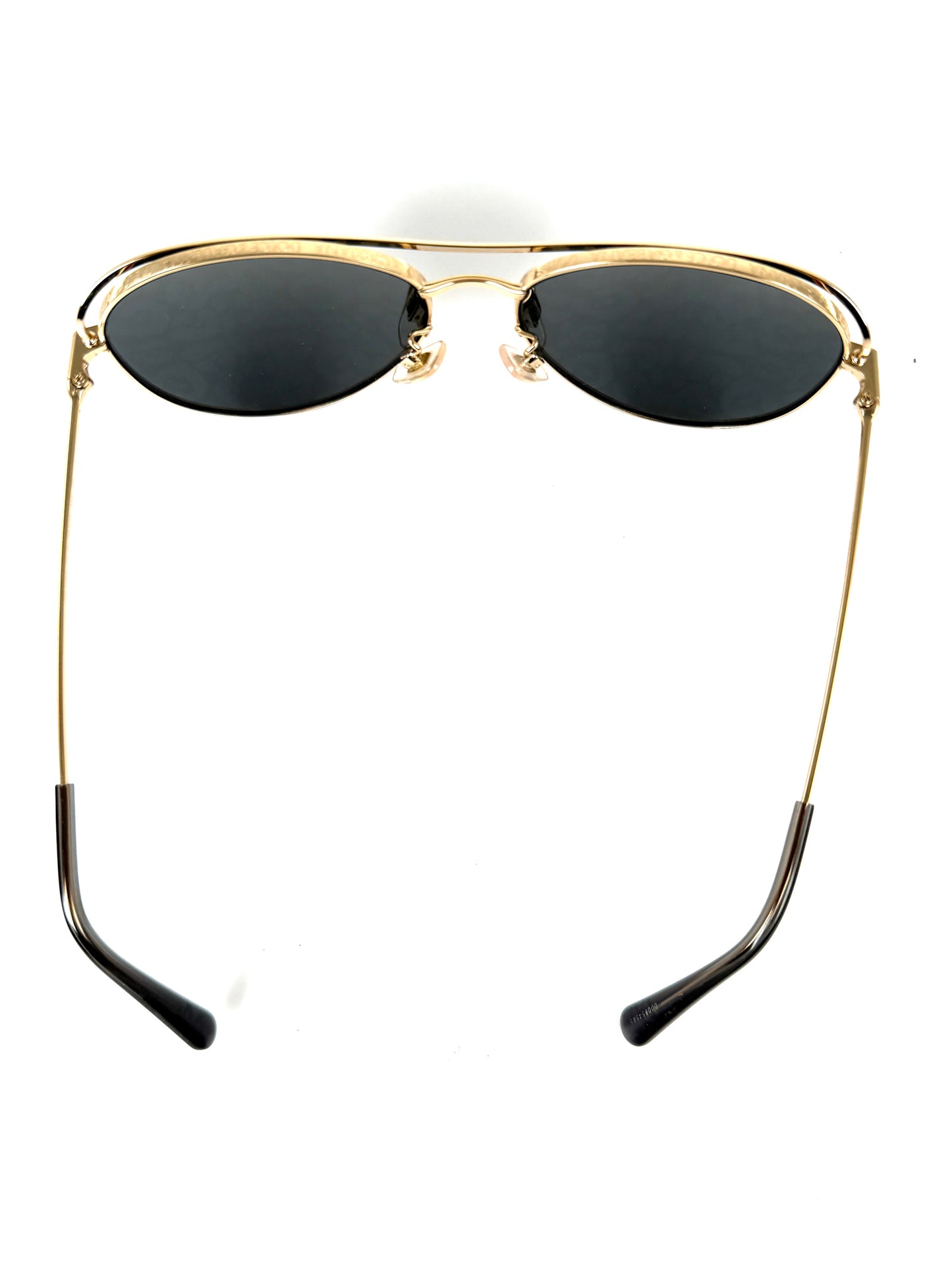 Dolce & Gabbana Metal Leopard Print Lens Gold Frame Aviator Sunglasses
