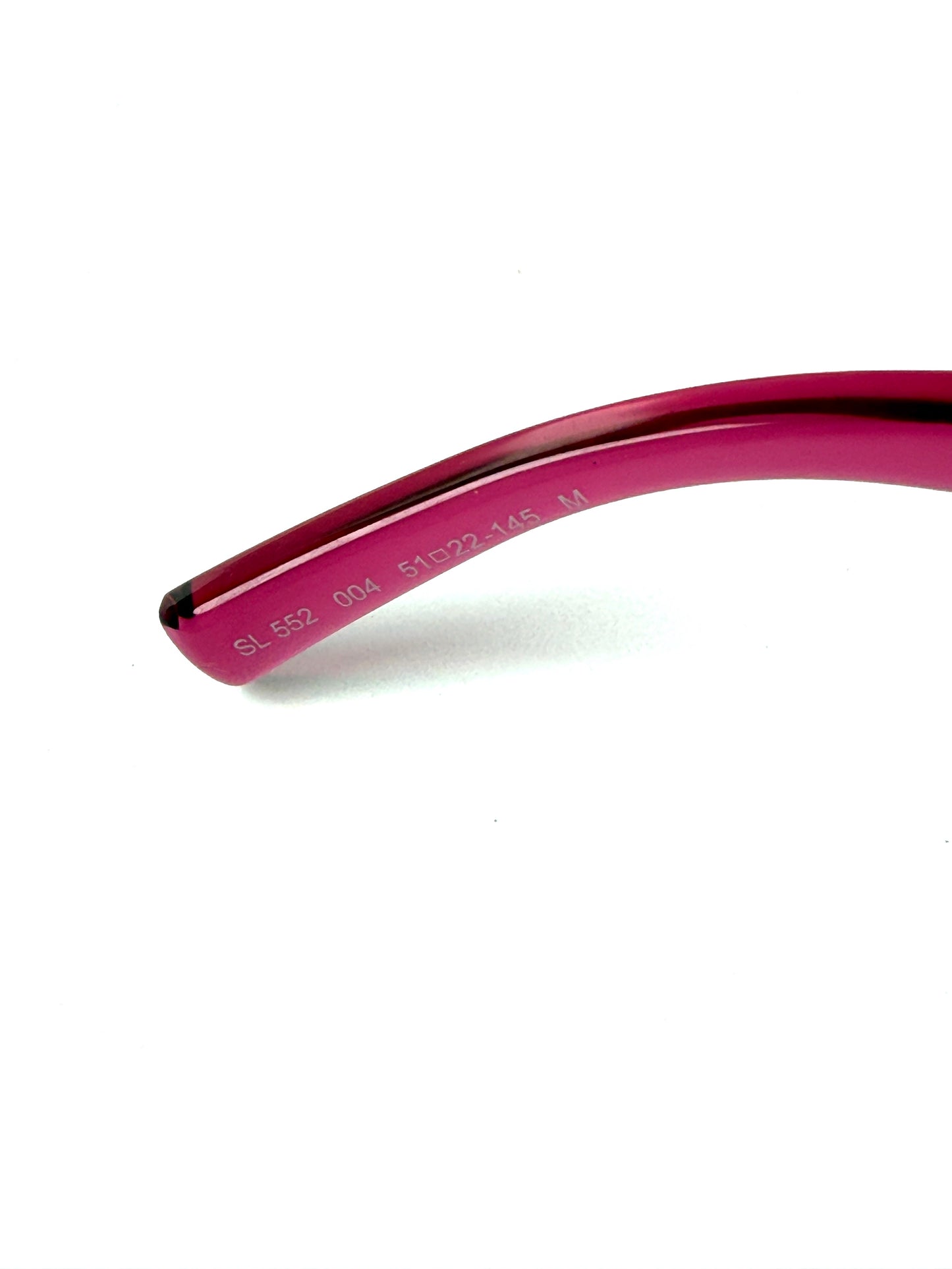 Saint Laurent SL 552 Pink Acetate Cat Eye Sunglasses