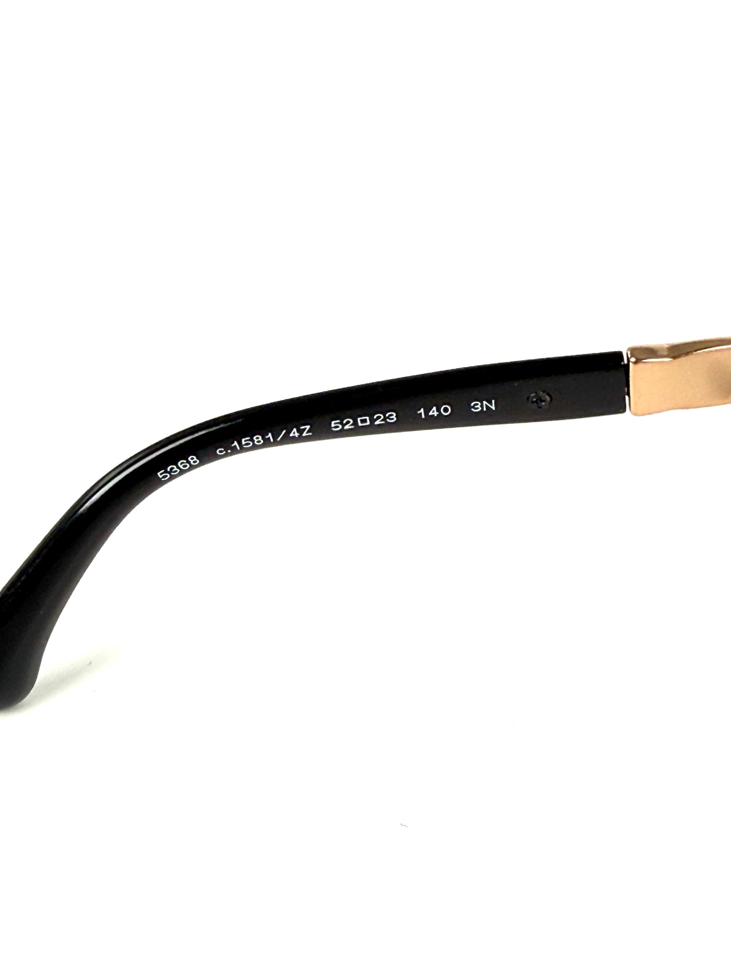 CHANEL 5368 Rose Gold Mirror Metal Acetate Cat Eye Sunglasses