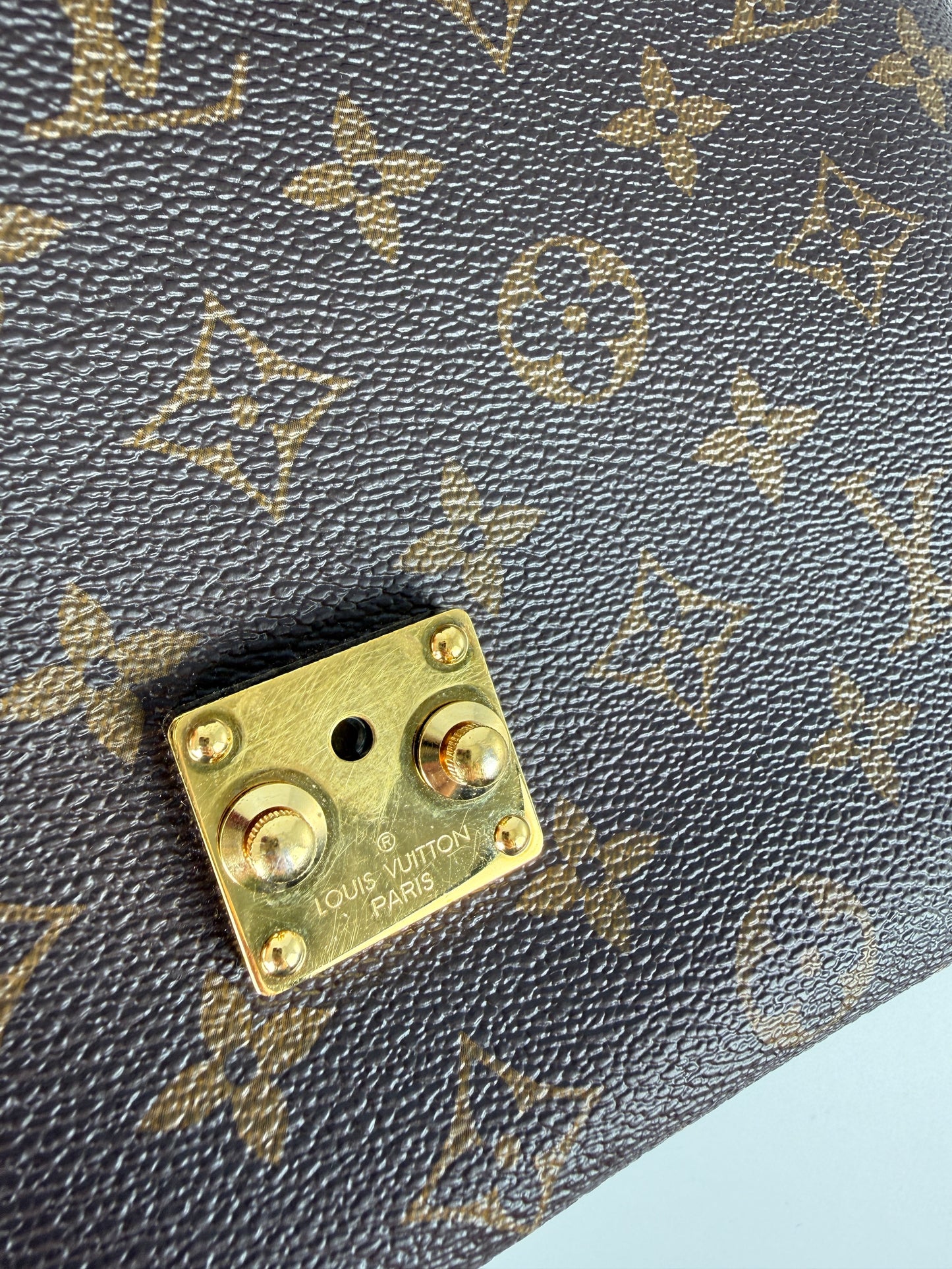 Louis Vuitton Pochette Metis Monogram Top Handle Crossbody Bag