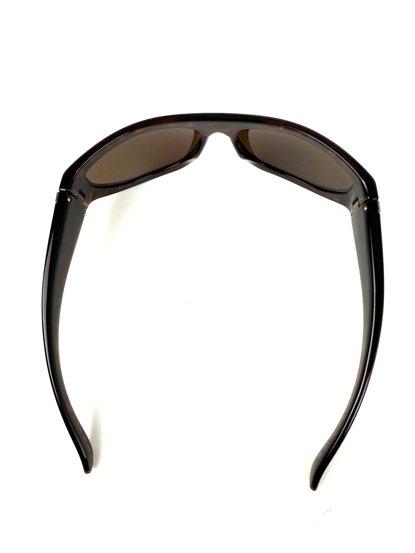 GUCCI Marcello GG157S 64mm Dark Brown Tortoise Acetate Rectangular Sunglasses