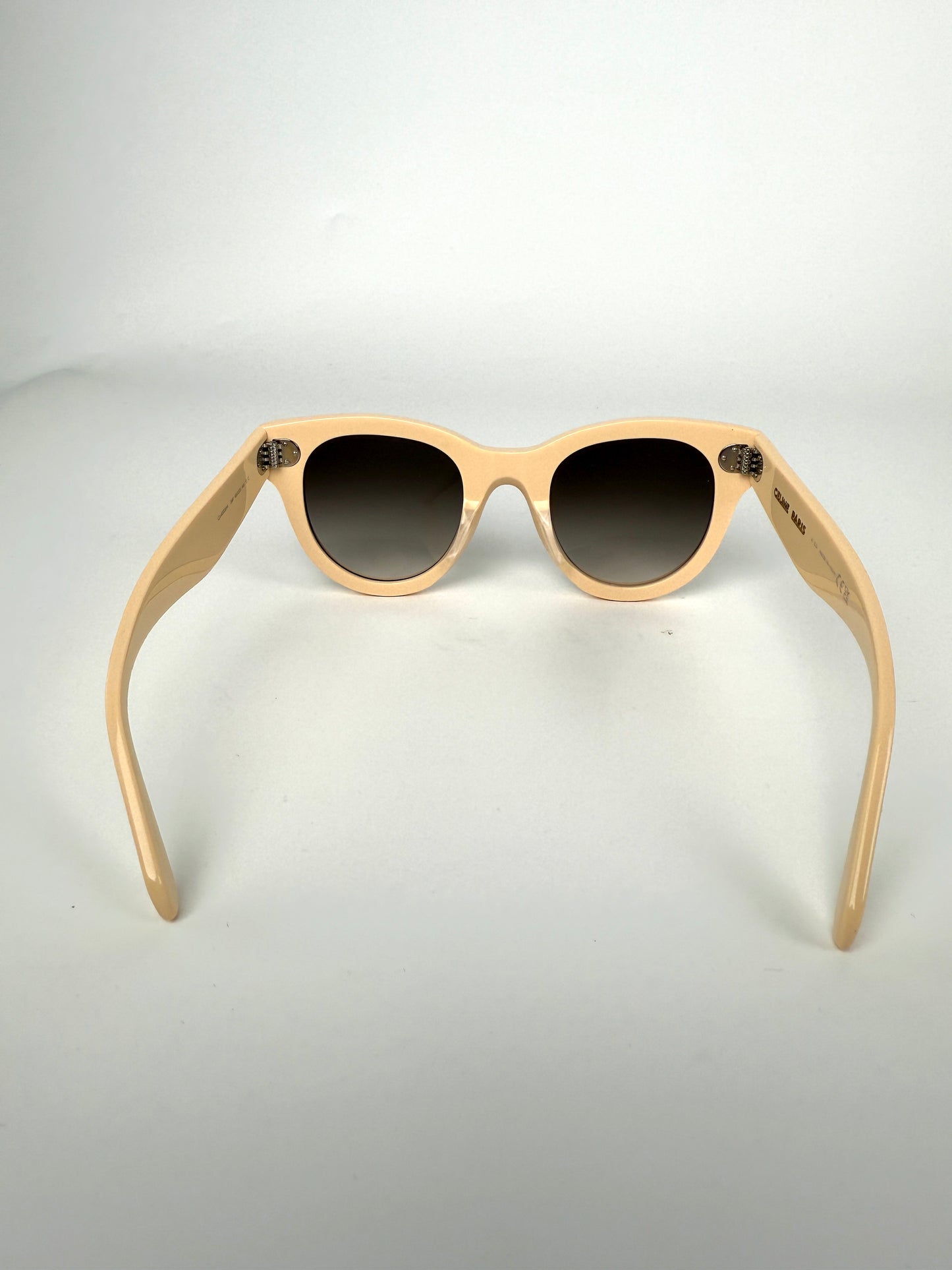 CELINE CL4003 Light Beige Acetate Classic Sunglasses