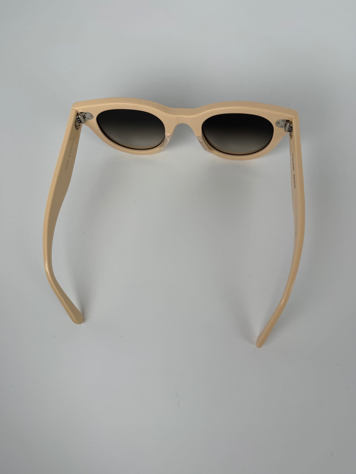 CELINE CL4003 Light Beige Acetate Classic Sunglasses