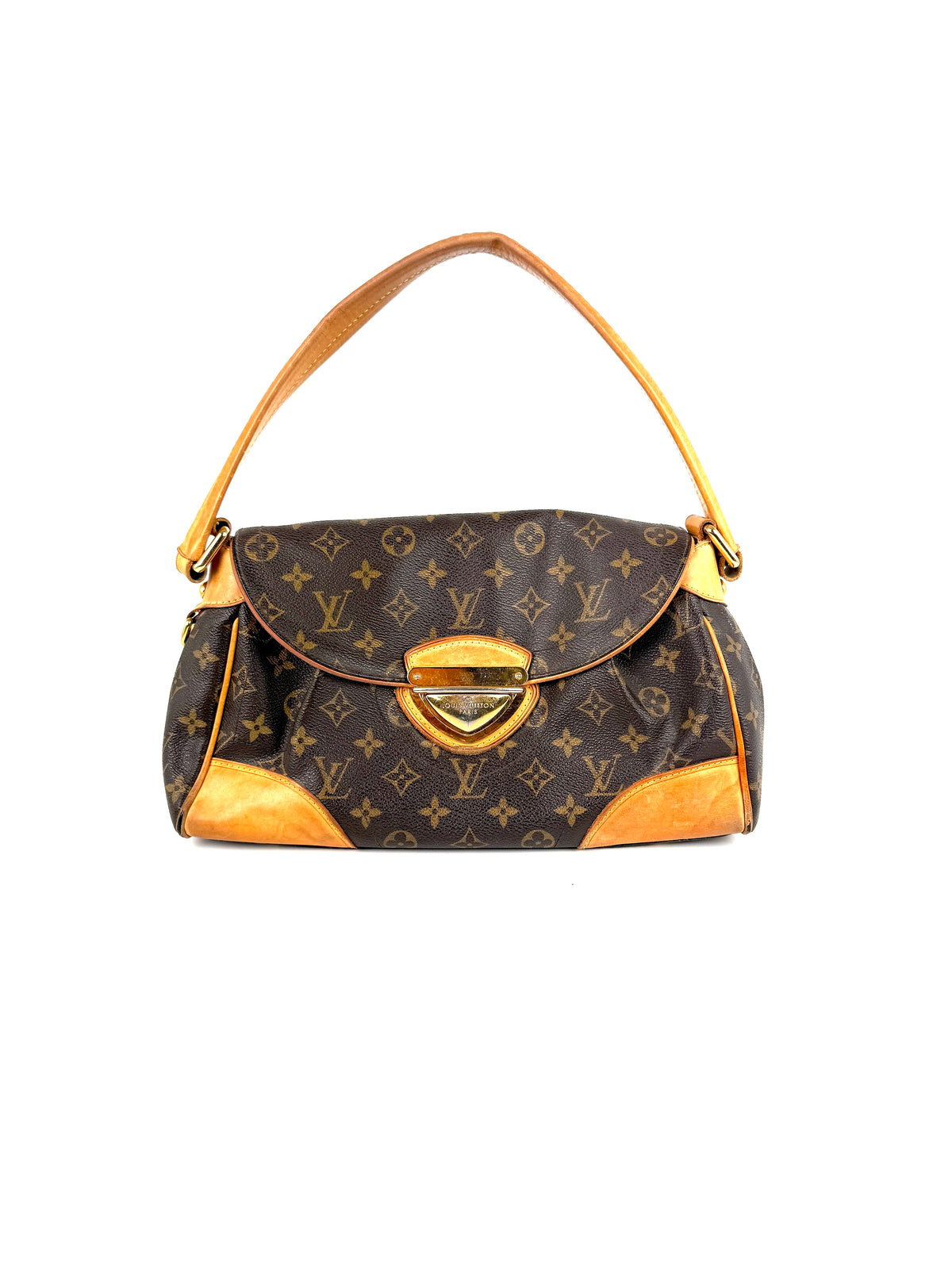 Louis Vuitton Vintage Beverly Monogram Brown Canvas Shoulder Bag