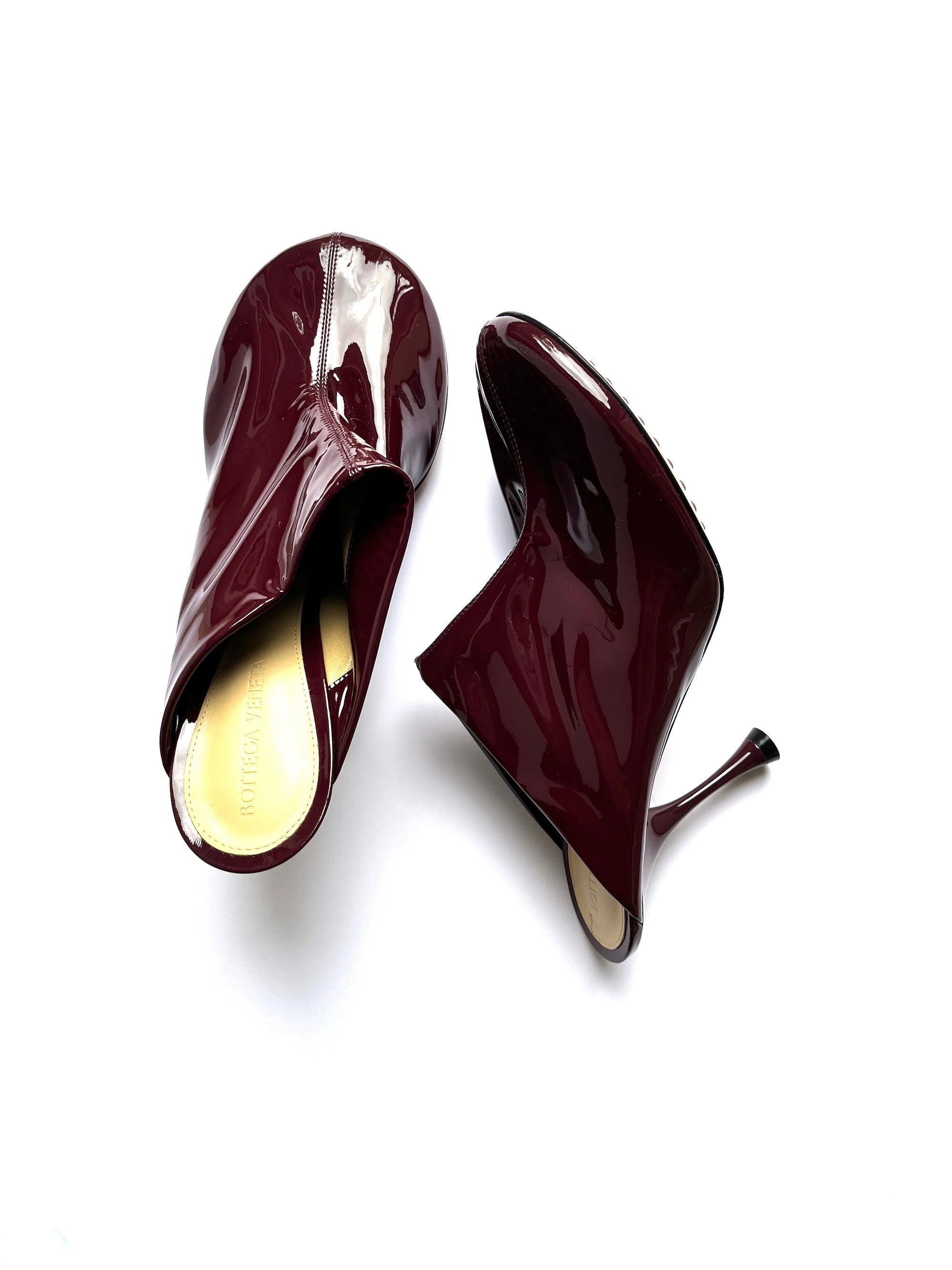 New Bottega Veneta Dot Sock Mules Slip on Round Toe Pumps