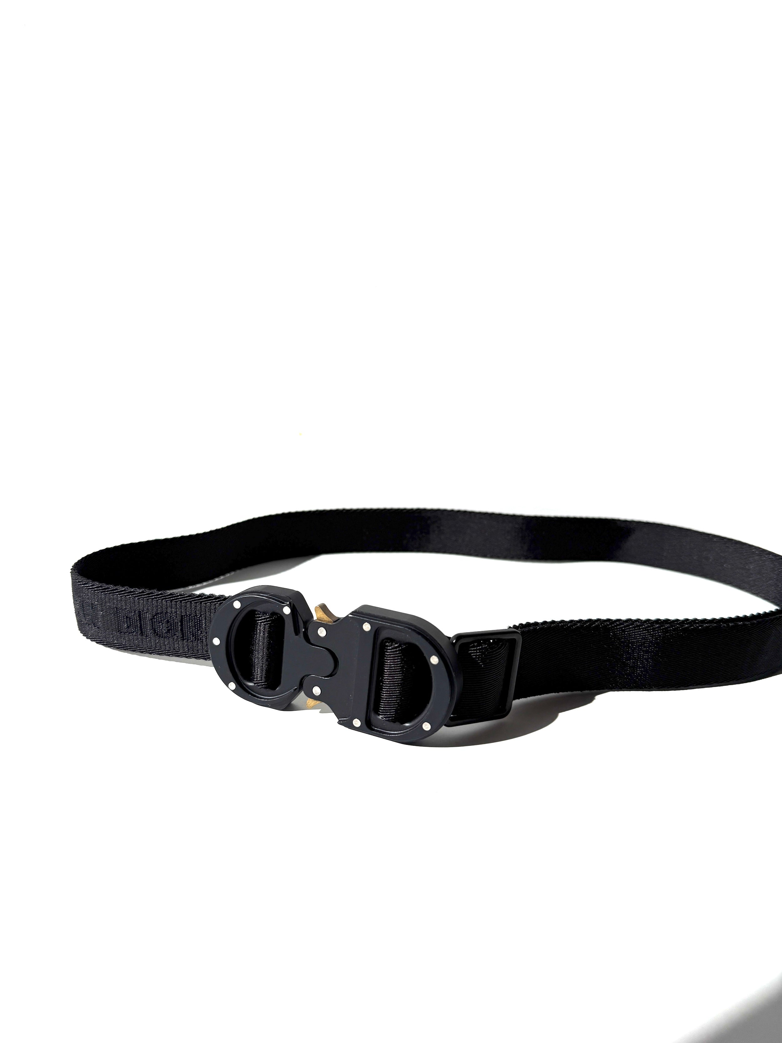 Christian Dior Black Skinny Logo Canvas Belt 90 36 – Fashion Reloved