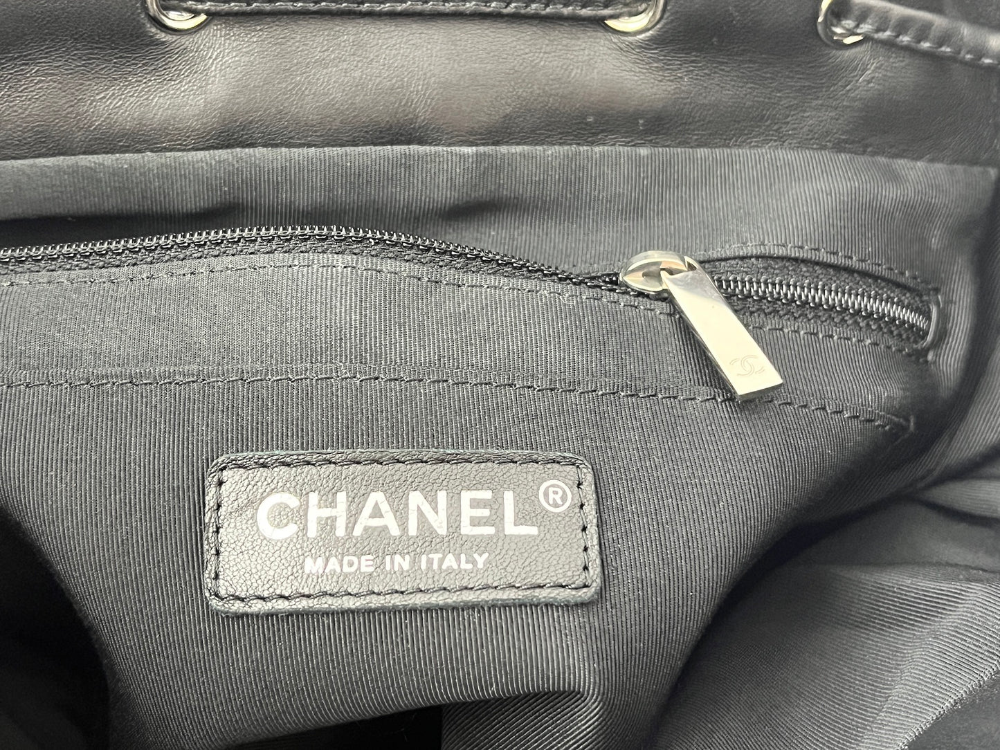 CHANEL Urban Spirit Tweed Black White Backpack