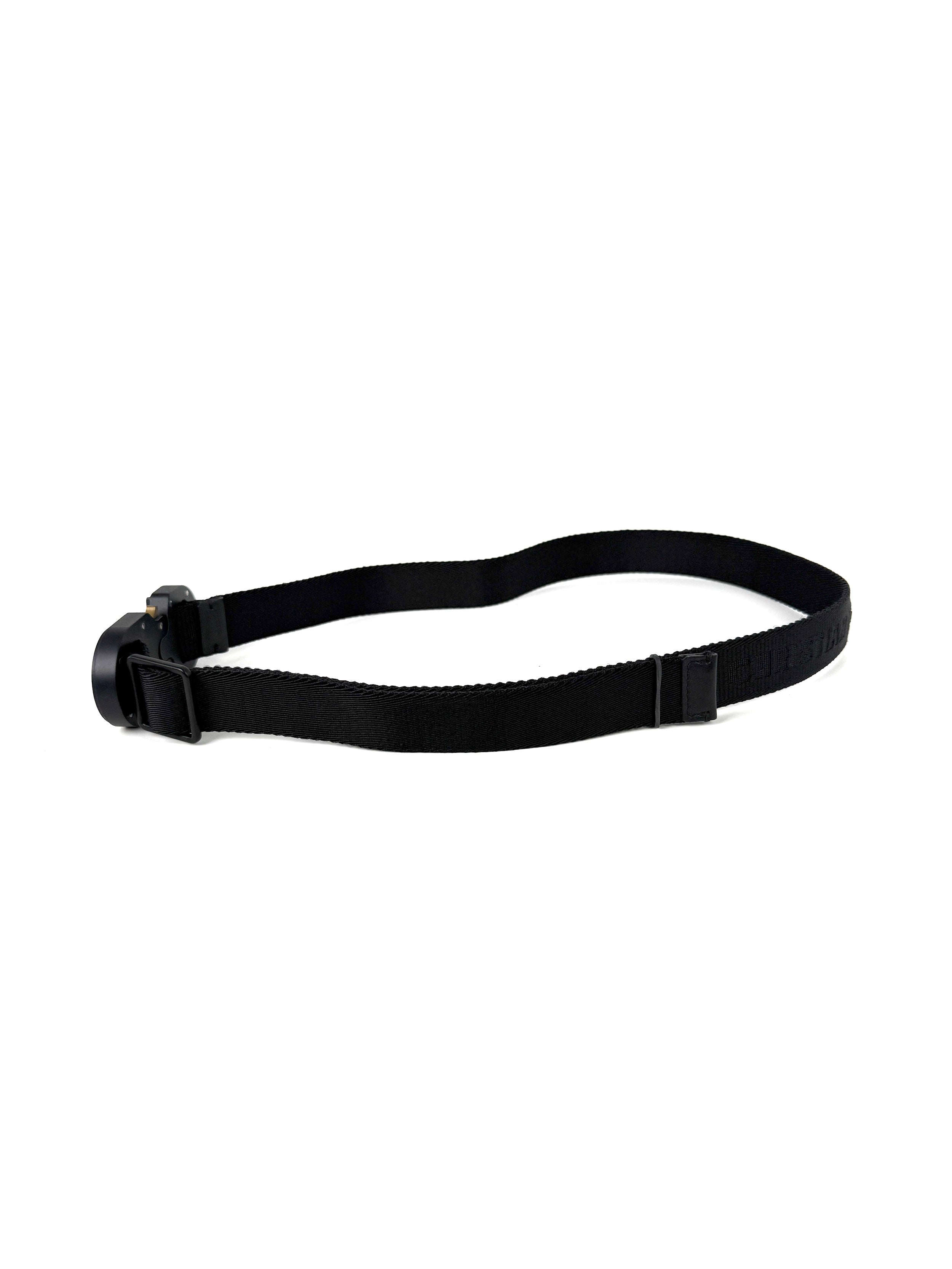 Christian Dior Black Skinny Logo Canvas Belt 90 36 – Fashion Reloved