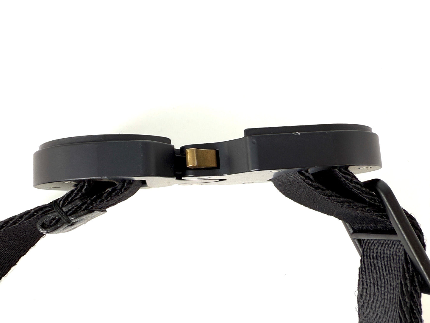Christian Dior Black Skinny Logo Canvas Belt 90 36